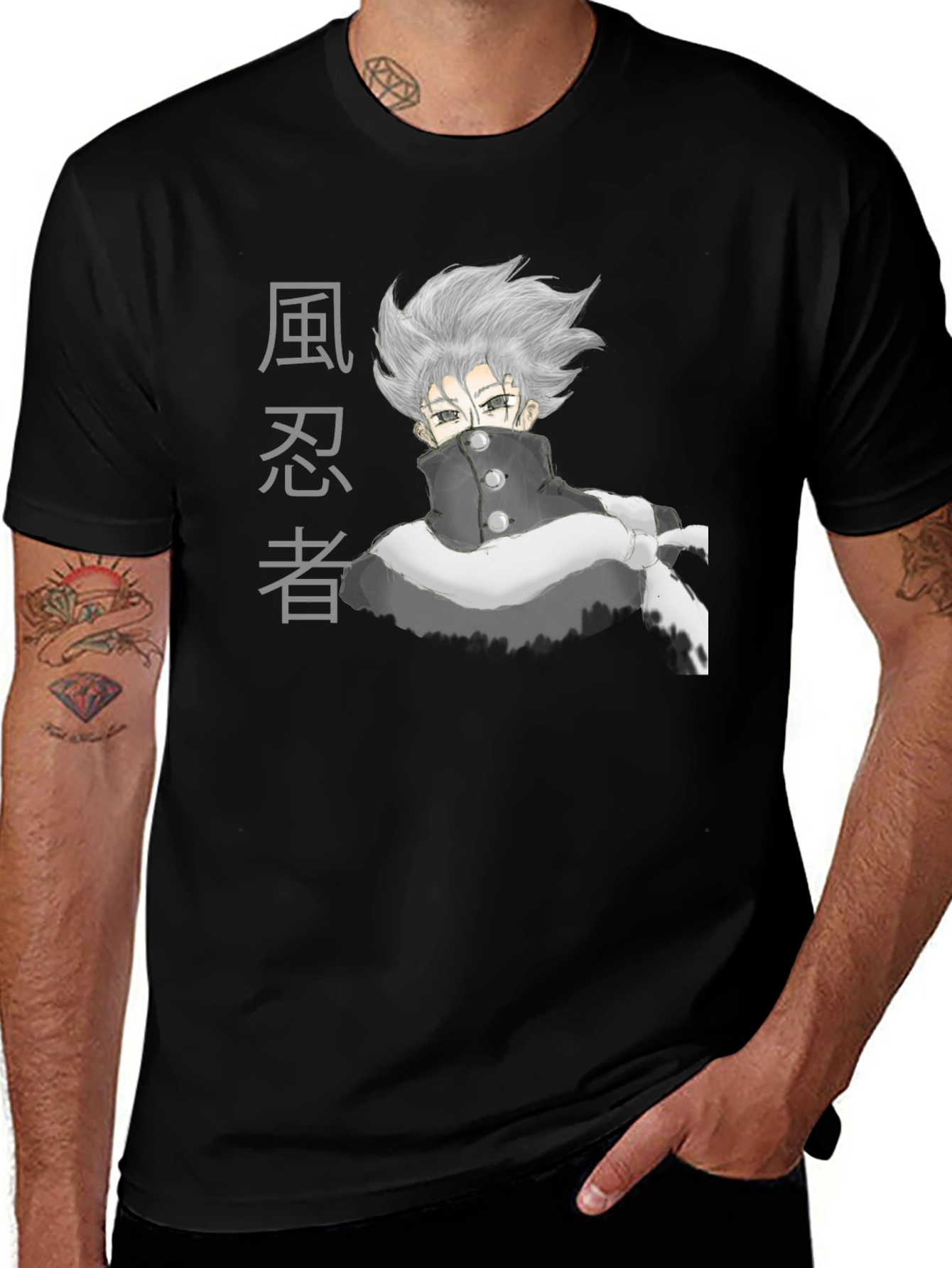 Variant 14 of Anime Wind Ninja T-Shirt