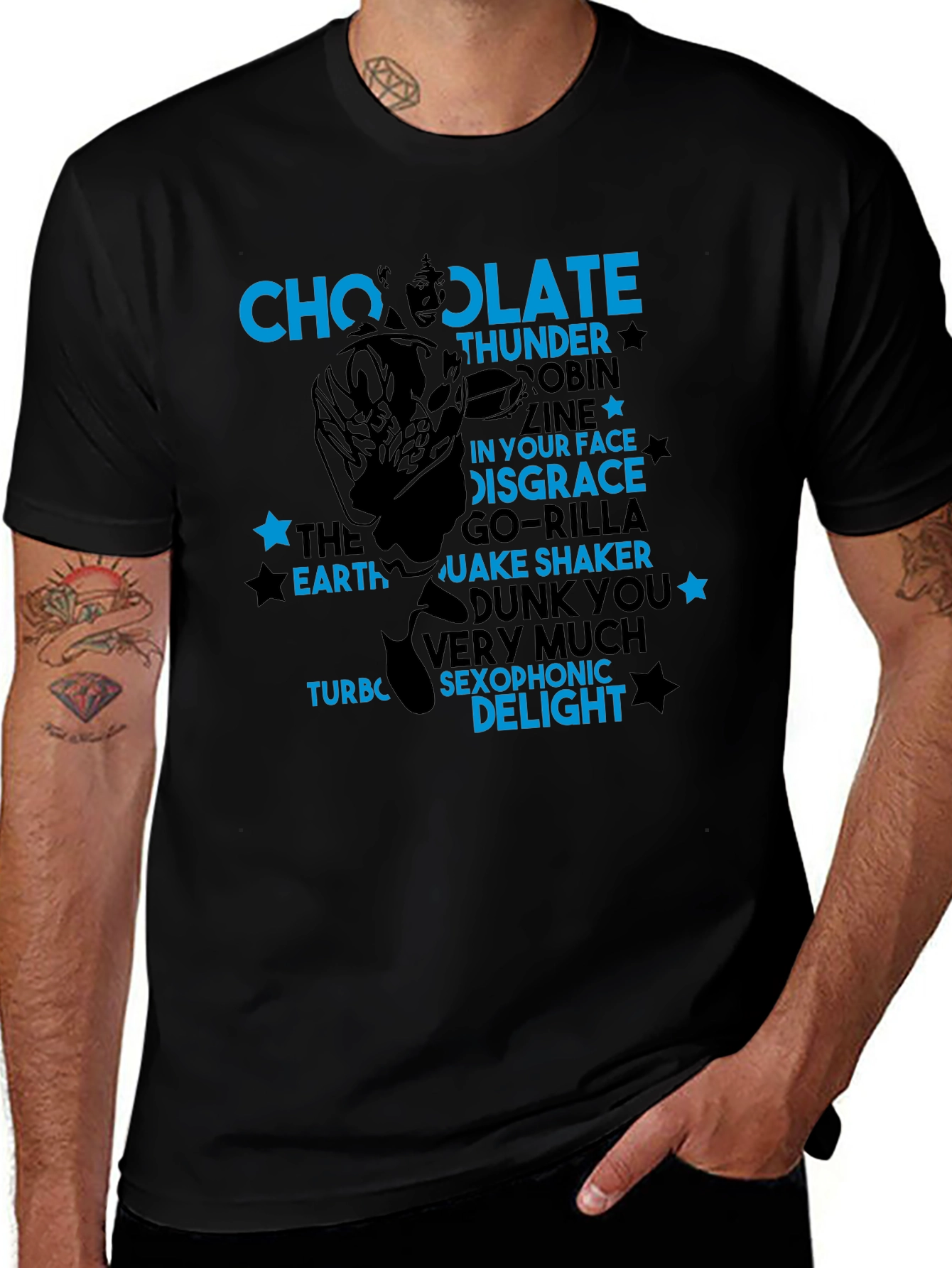 Variant 11 of Chocolate Thunder Black T-Shirt