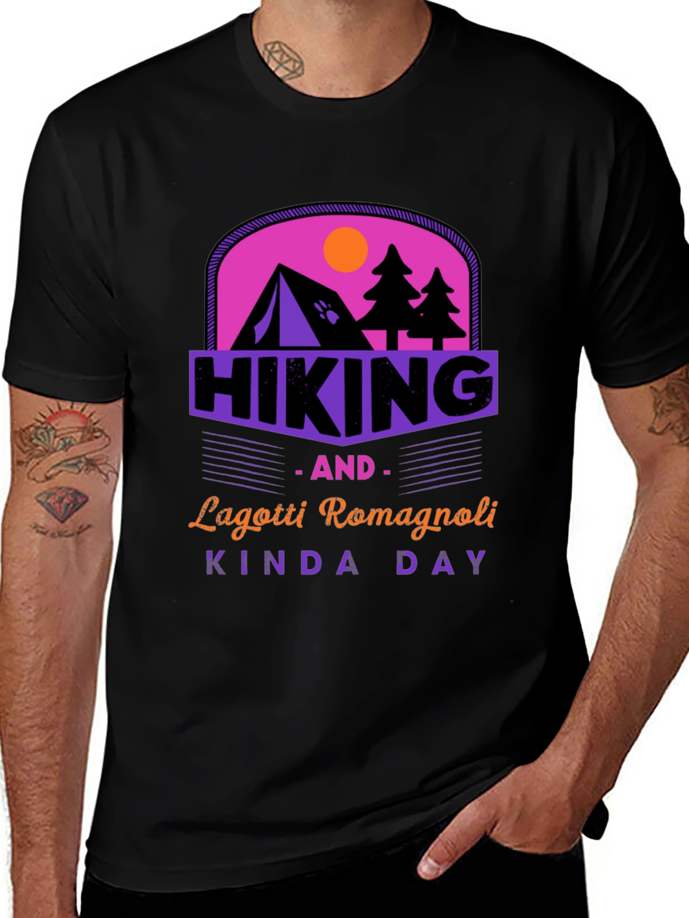 Variant 22 of Hiking Lagotti Romagnoli Kinda Day Tee