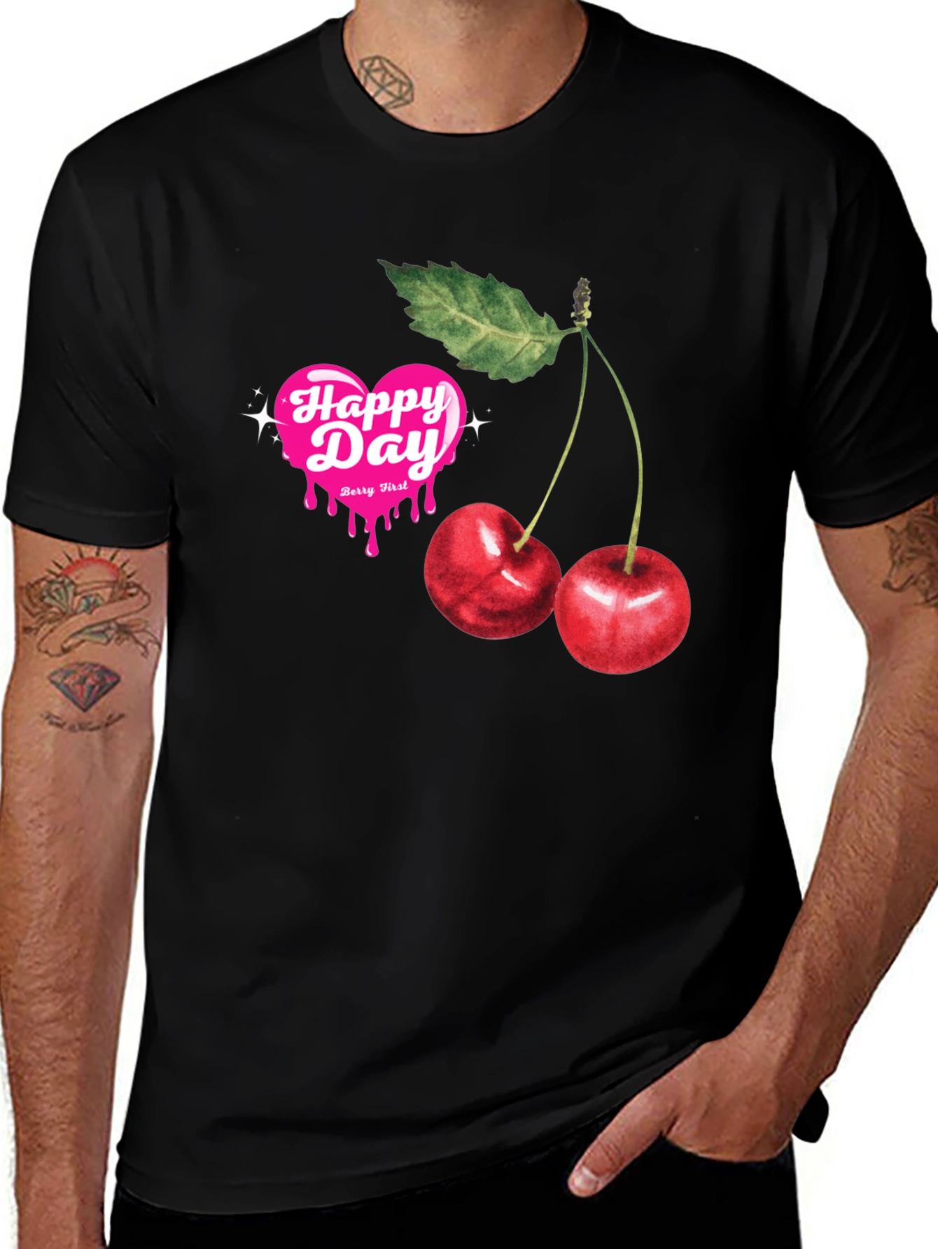 Variant 5 of Happy Day Cherry T-Shirt