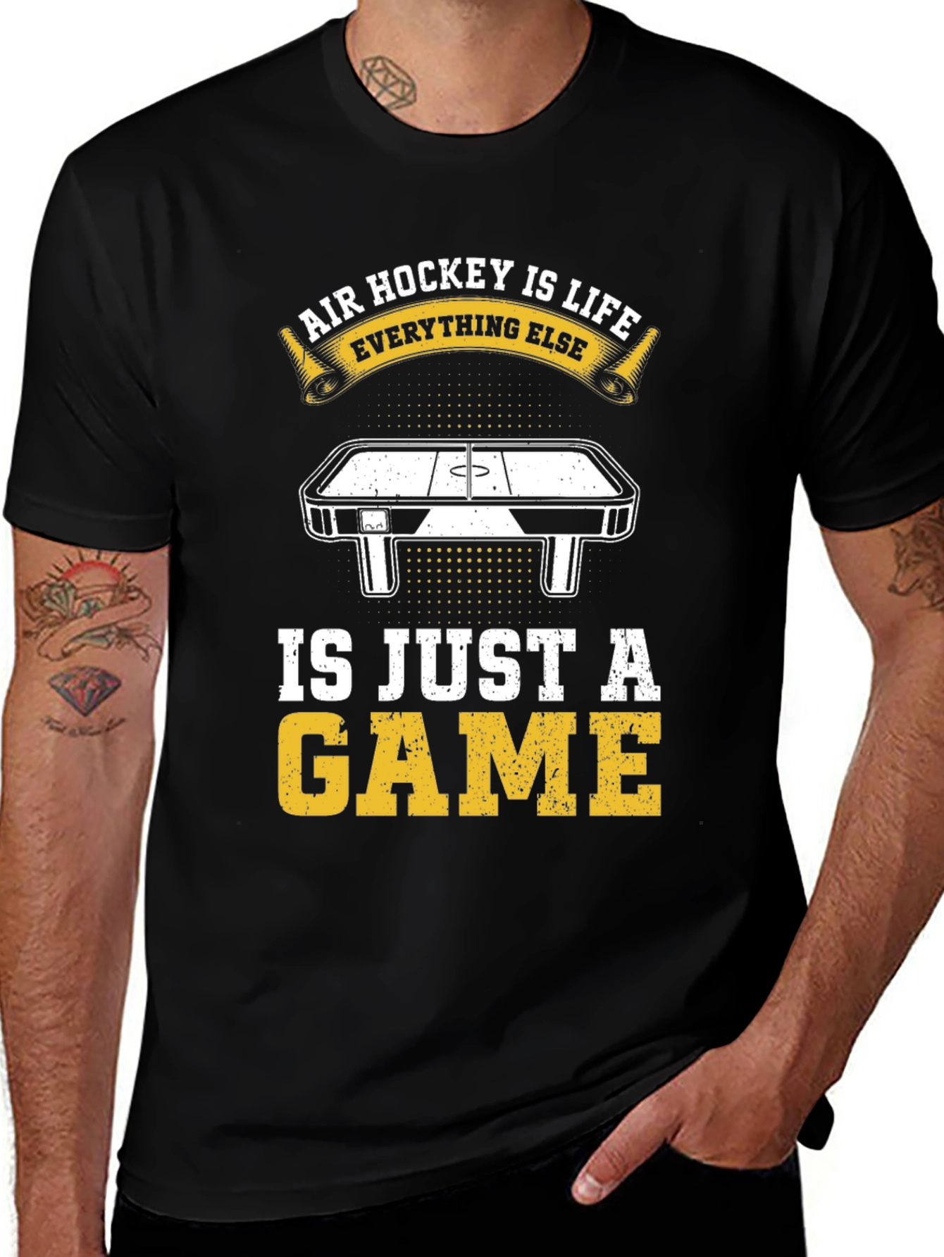 Variant 18 of Air Hockey Is Life Graphic T-Shirt