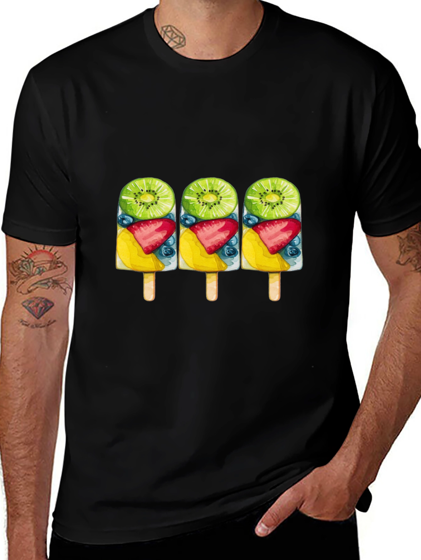 Variant 24 of Fruit Popsicle Graphic Tee