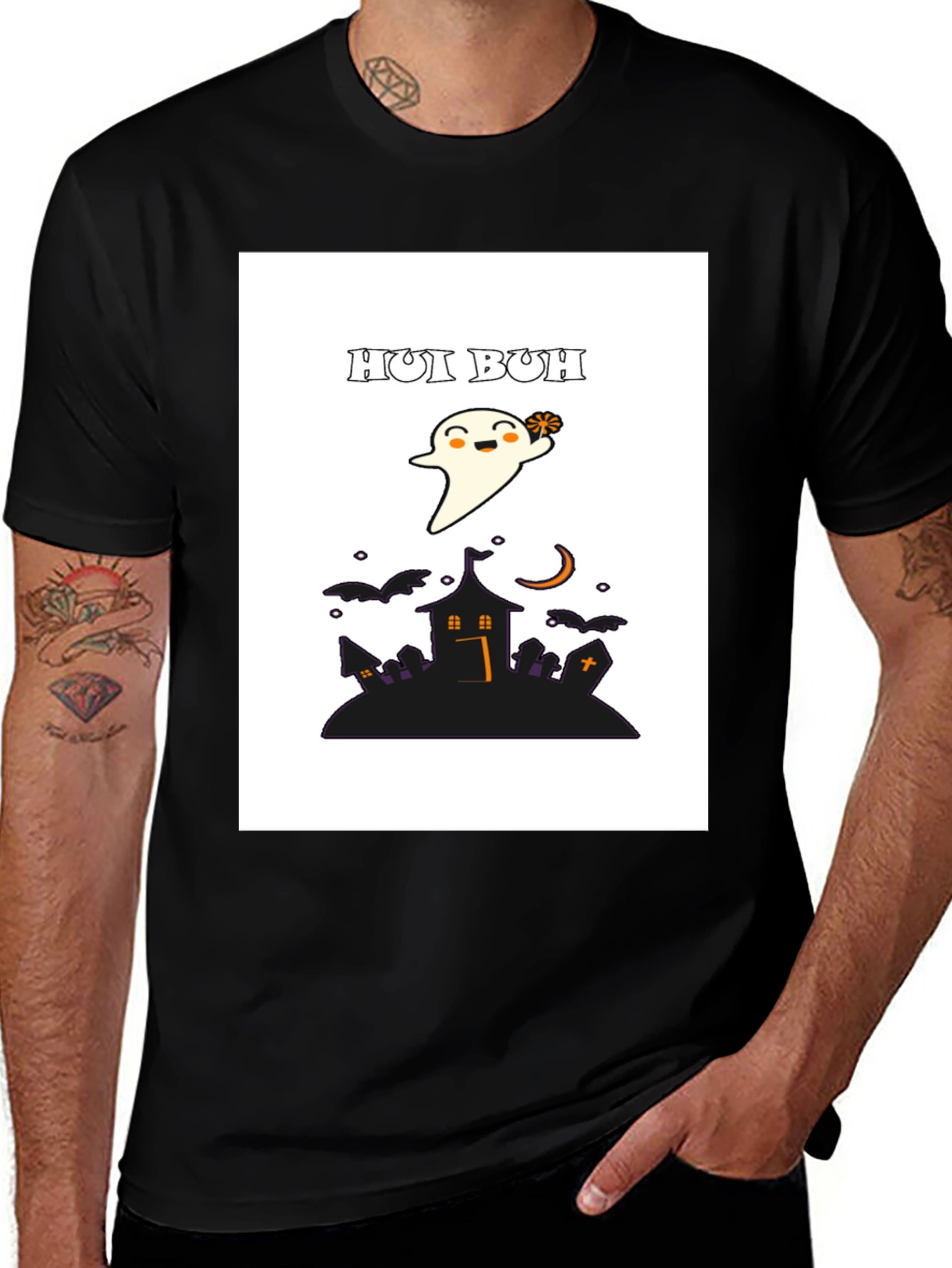 Variant 27 of Spooky Season T-Shirt - Ghostly Halloween Design