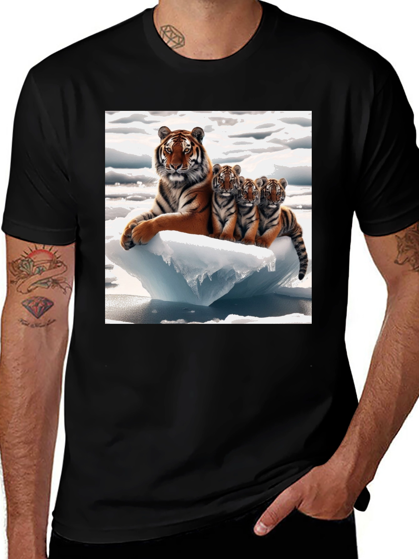 Variant 11 of Tiger Family T-Shirt