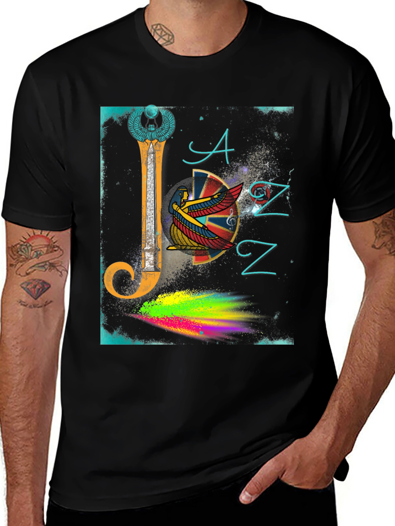 Variant 11 of Egyptian Jazz Graphic Tee - Unique Music Lover Shirt