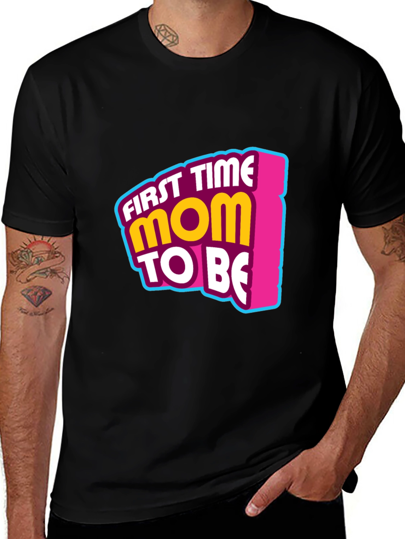 Variant 5 of First Time Mom To Be Graphic Tee
