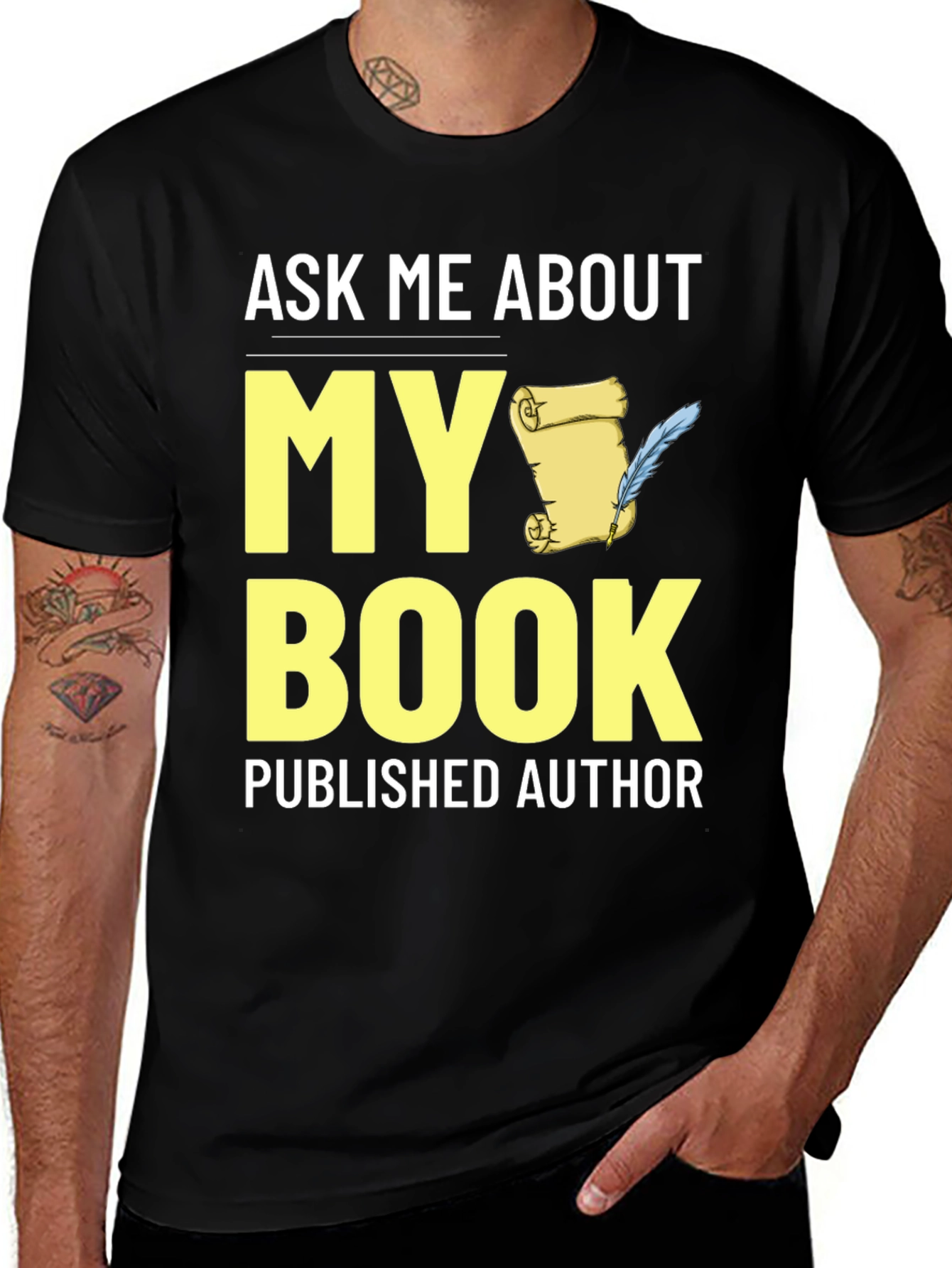 Ask Me About My Book T-Shirt