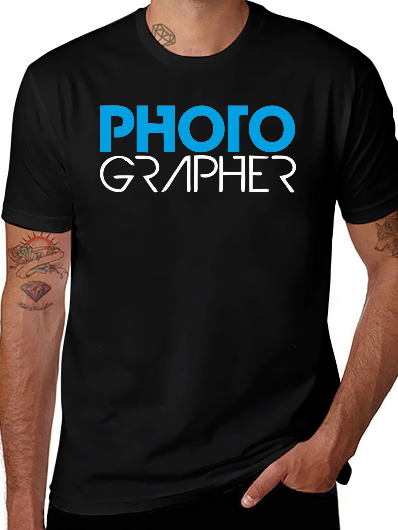 Variant 2 of Photographer Graphic Tee - Unisex Cotton T-Shirt