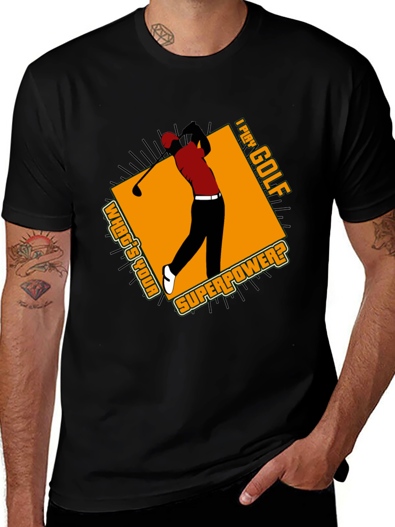 Variant 27 of Golf Superpower T-Shirt - Golfer Gift