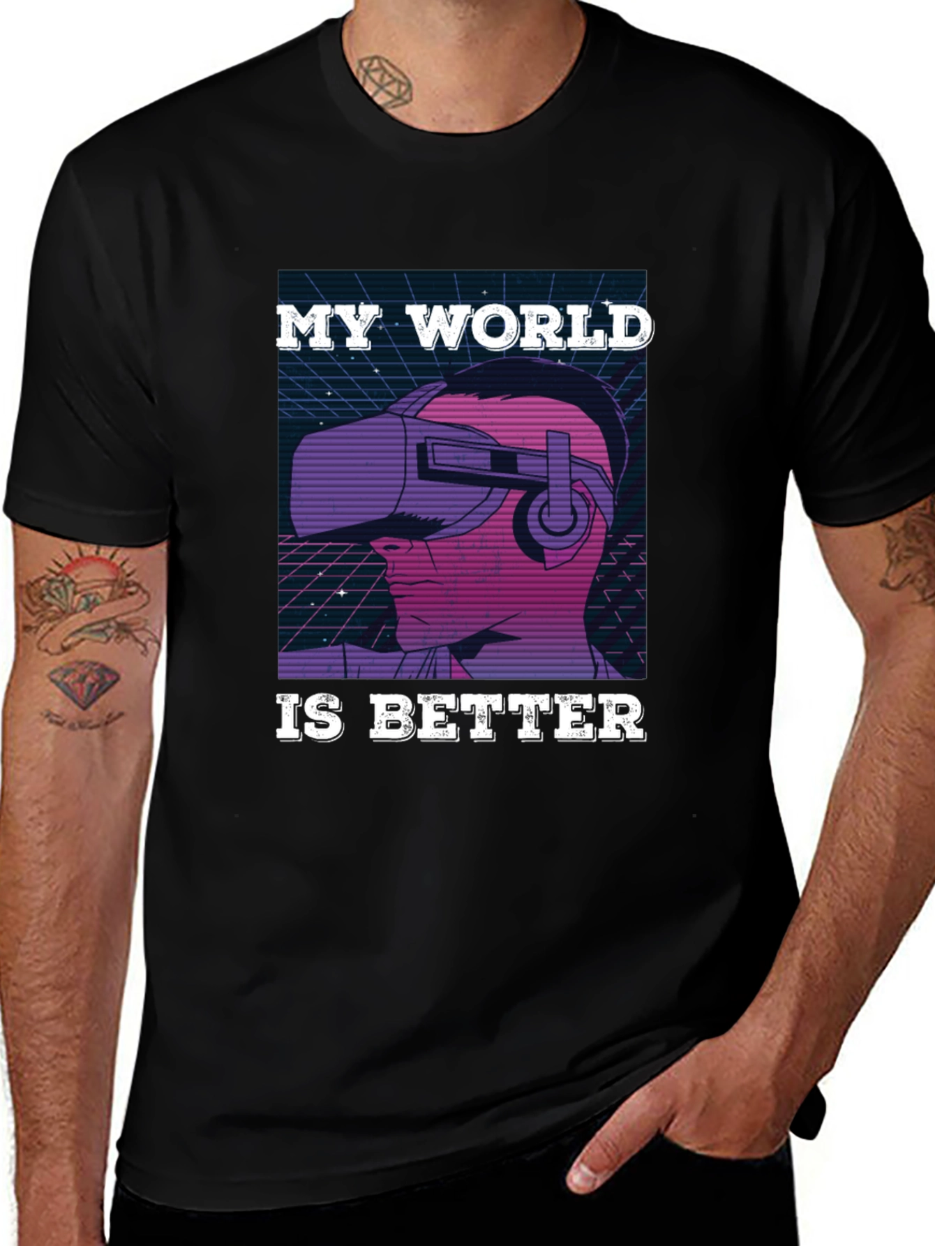 My World is Better VR Gaming T-Shirt
