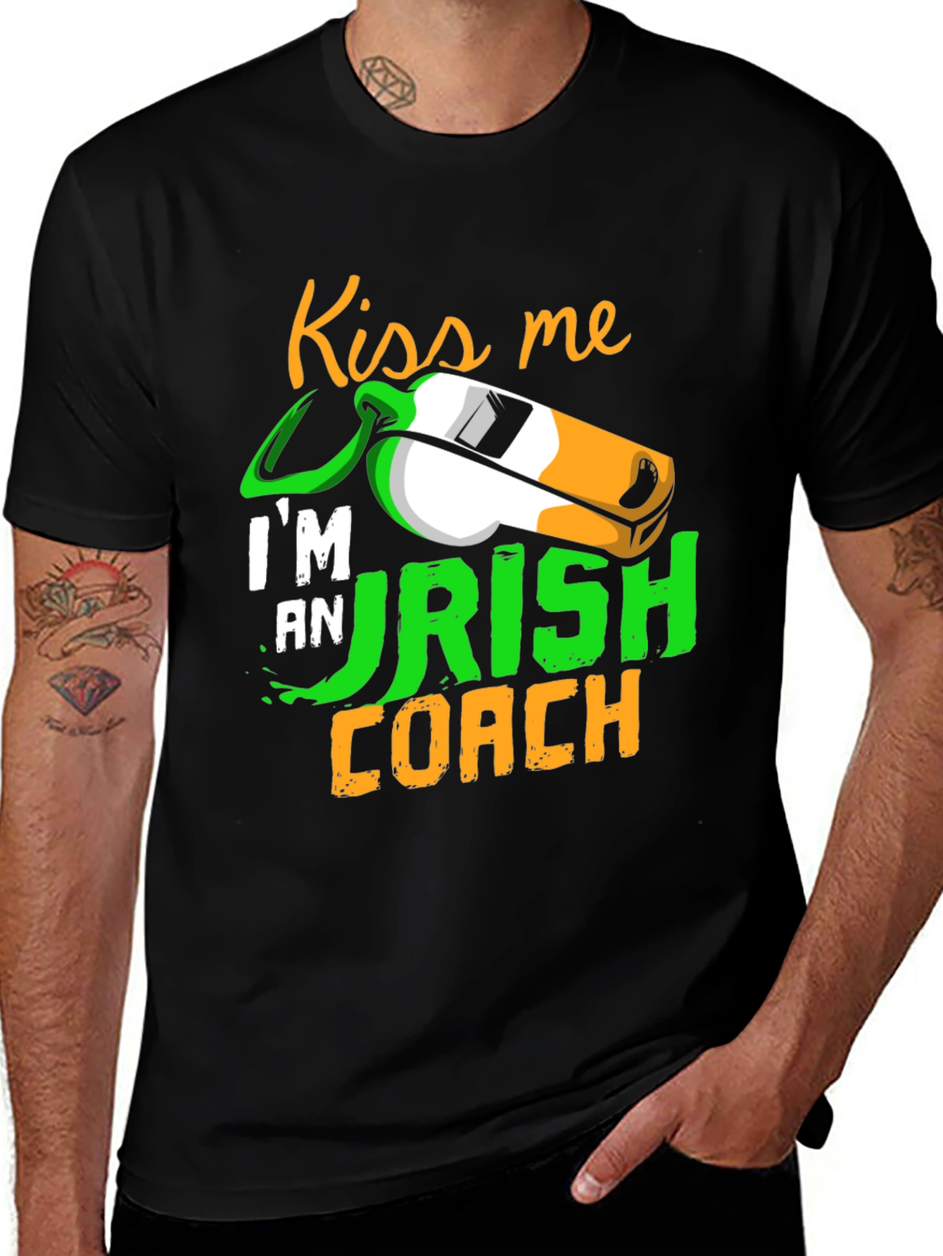 Kiss Me I'm an Irish Coach T-Shirt