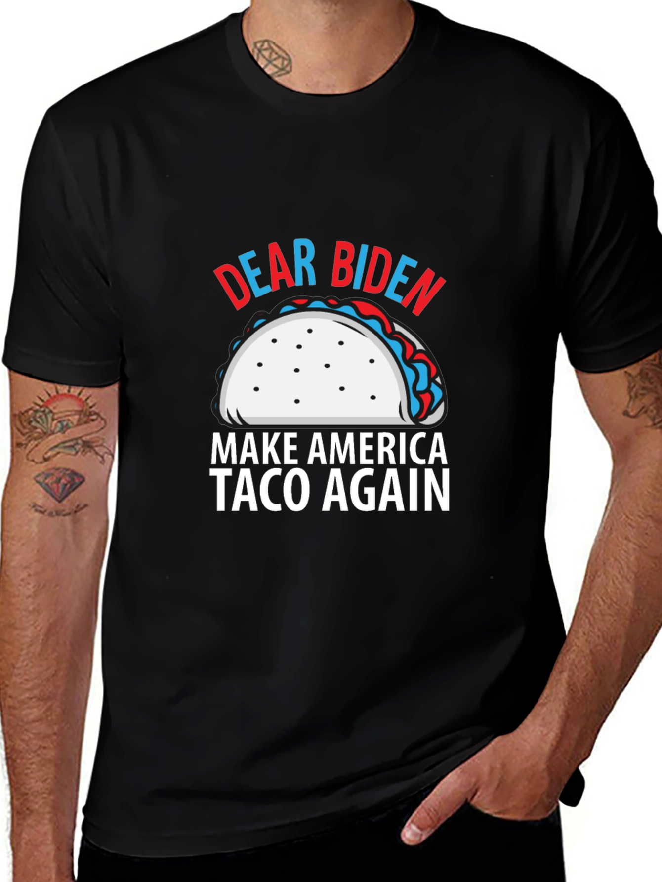 Variant 21 of Dear Biden Make America Taco Again T-Shirt
