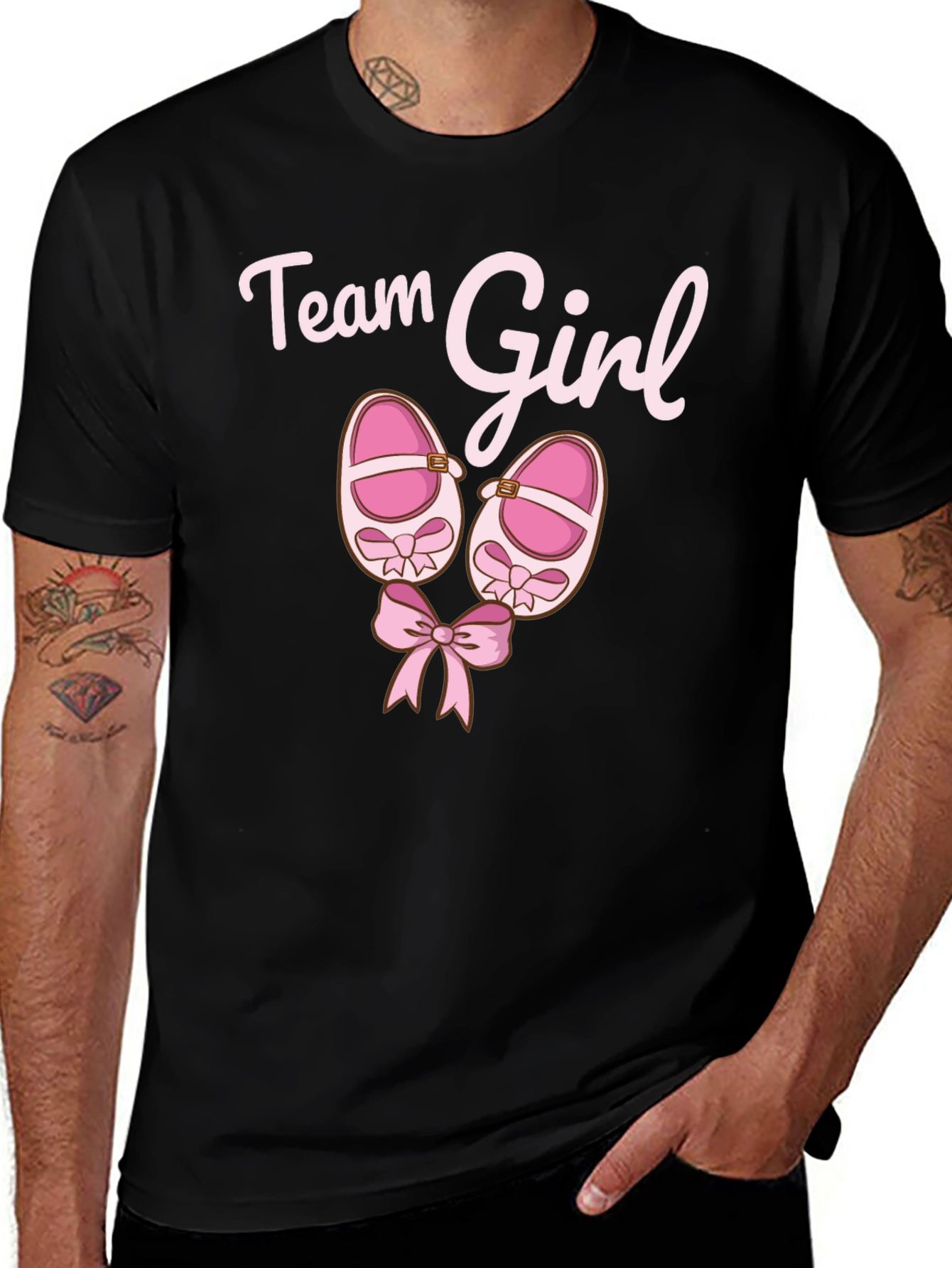 Team Girl Baby Shower T-Shirt