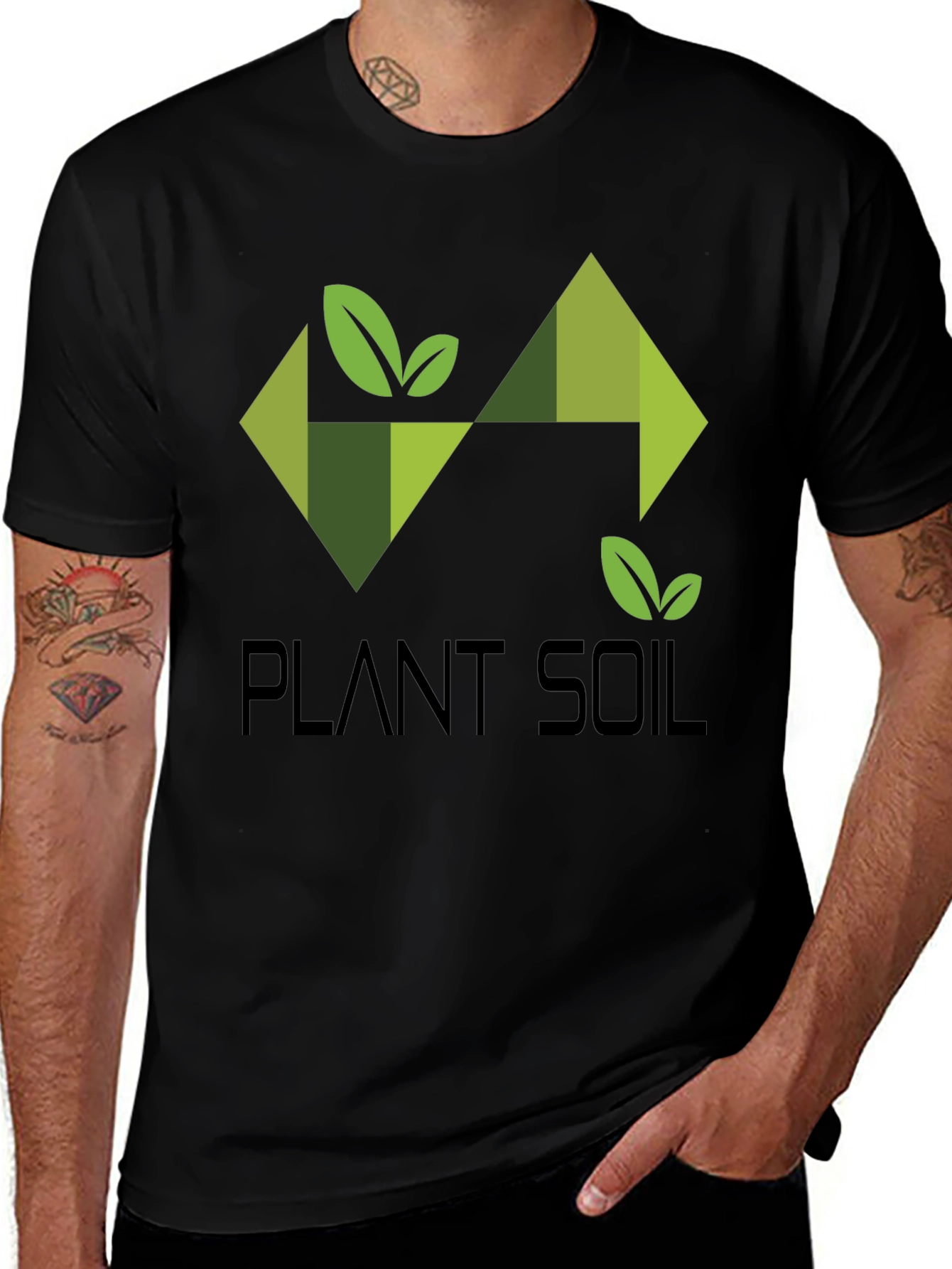 Plant Soil Graphic T-Shirt - Organic Design