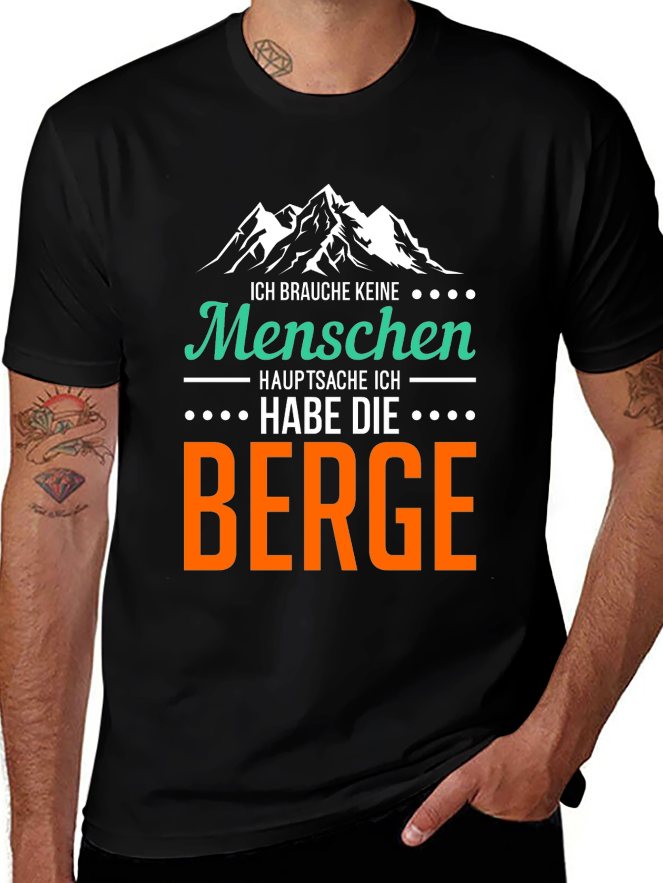 Variant 26 of Ich Brauche Keine Menschen T-Shirt