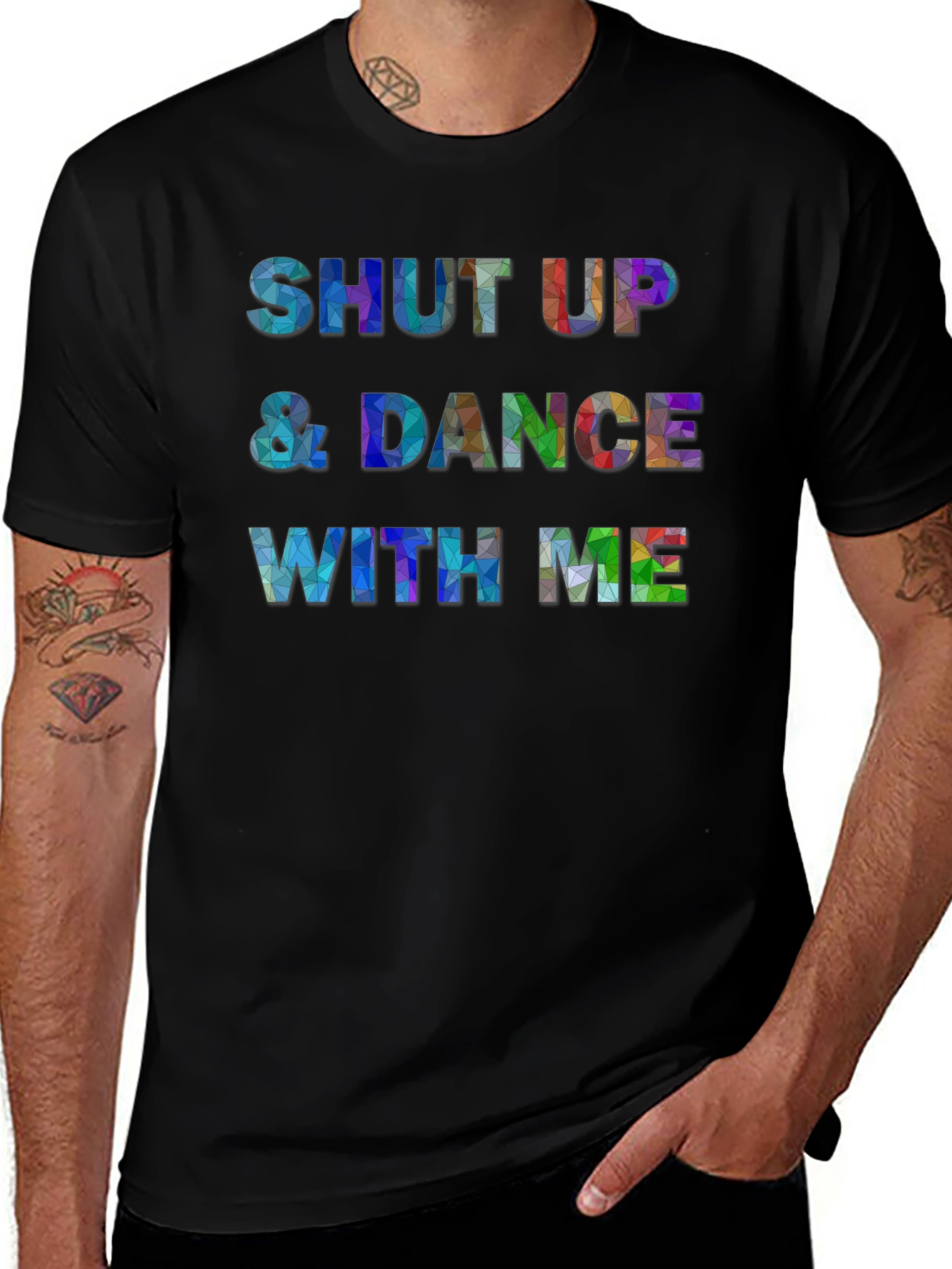 Variant 16 of Shut Up & Dance With Me Graphic T-Shirt