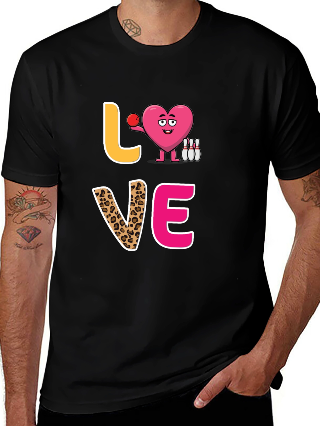 Variant 2 of Love Bowling Graphic T-Shirt