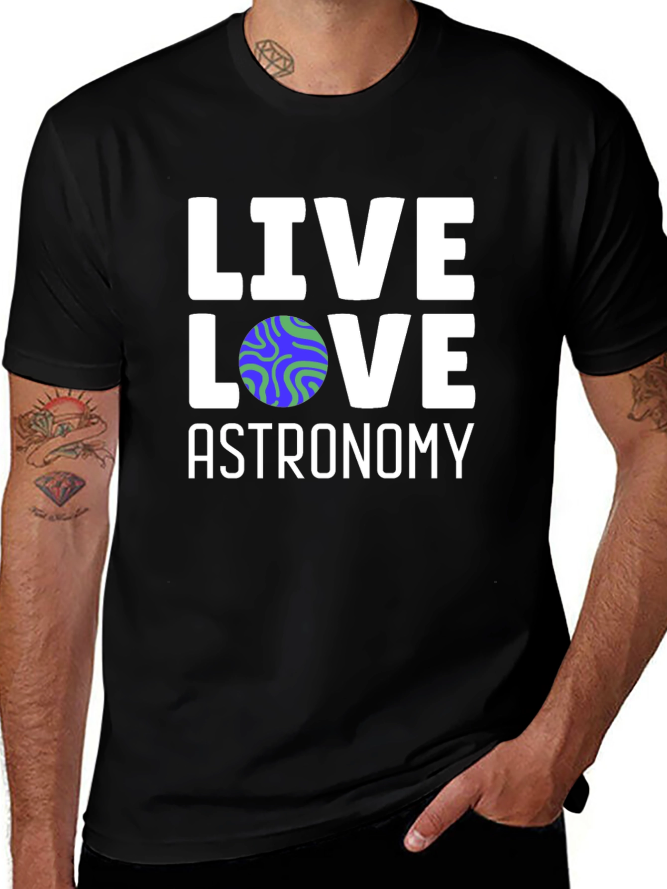 Live Love Astronomy Graphic Tee