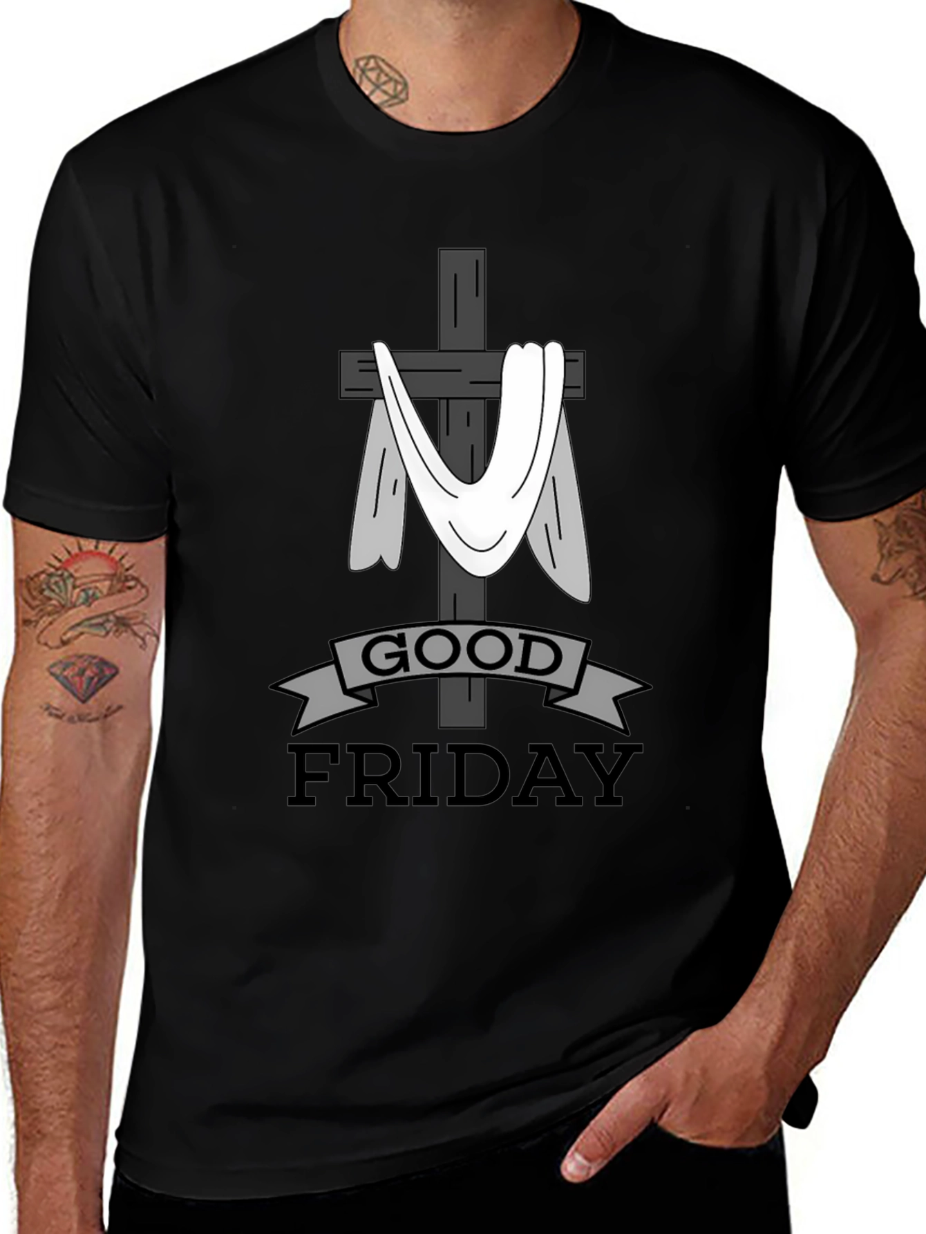 Good Friday Graphic Tee - Religious Christian Apparel