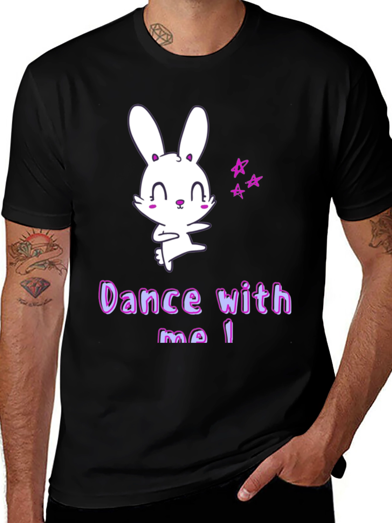 Variant 18 of Cute Cartoon Bunny Dance With Me T-Shirt