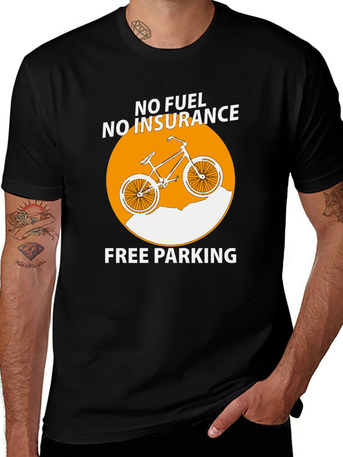 No Fuel, No Insurance Bike T-Shirt