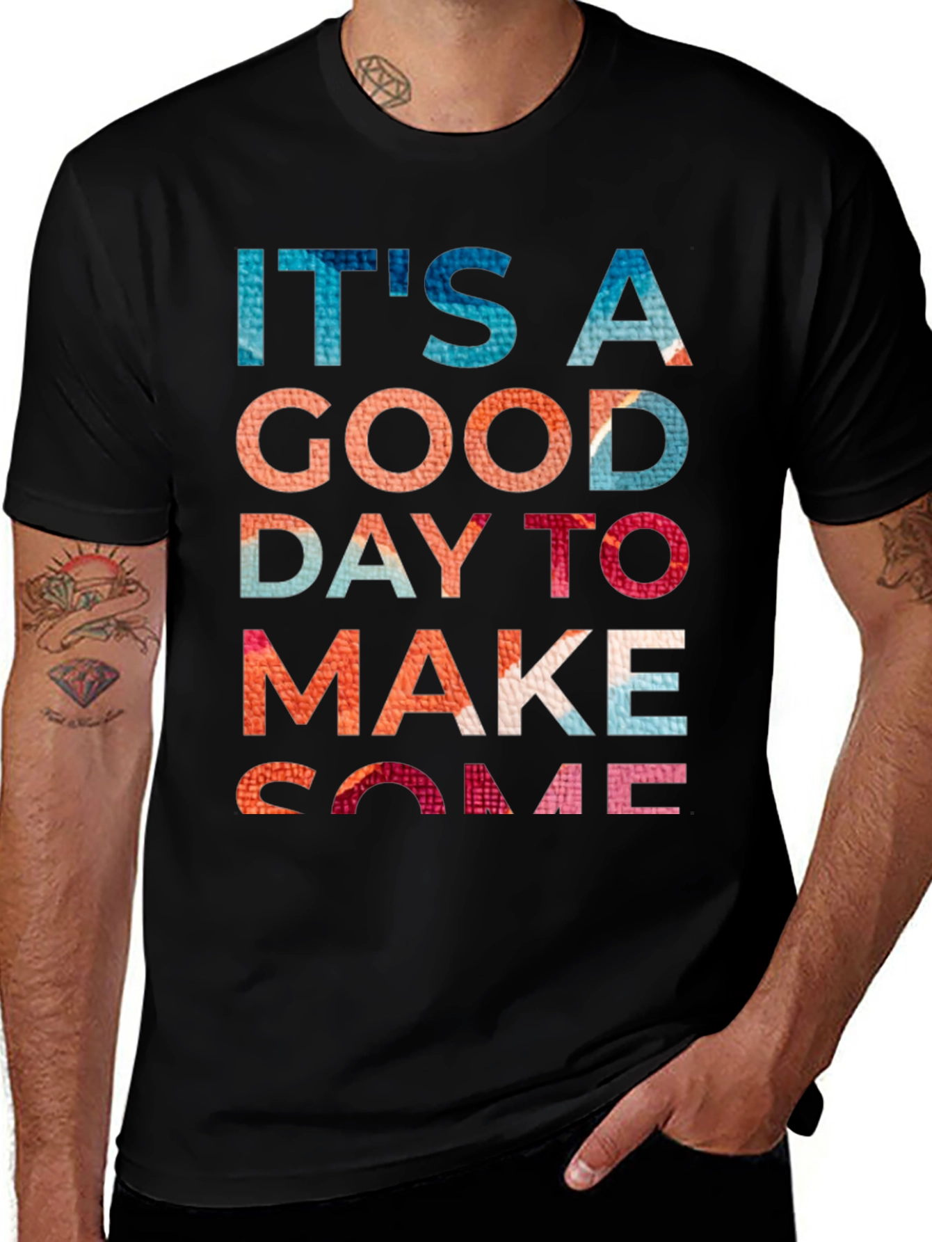 Variant 8 of It's a Good Day Graphic Tee - Stylish Comfort