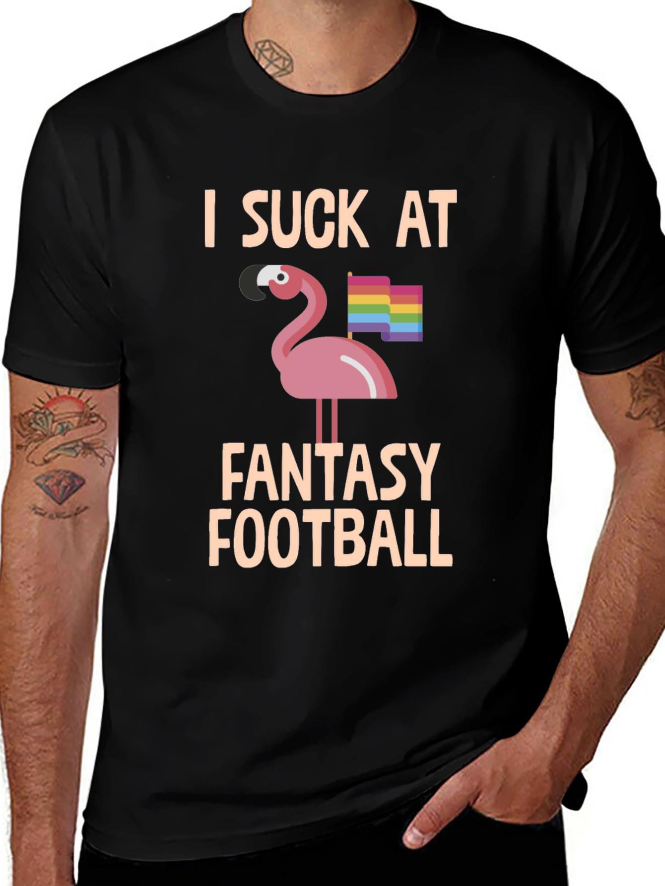 Variant 23 of I Suck at Fantasy Football T-Shirt