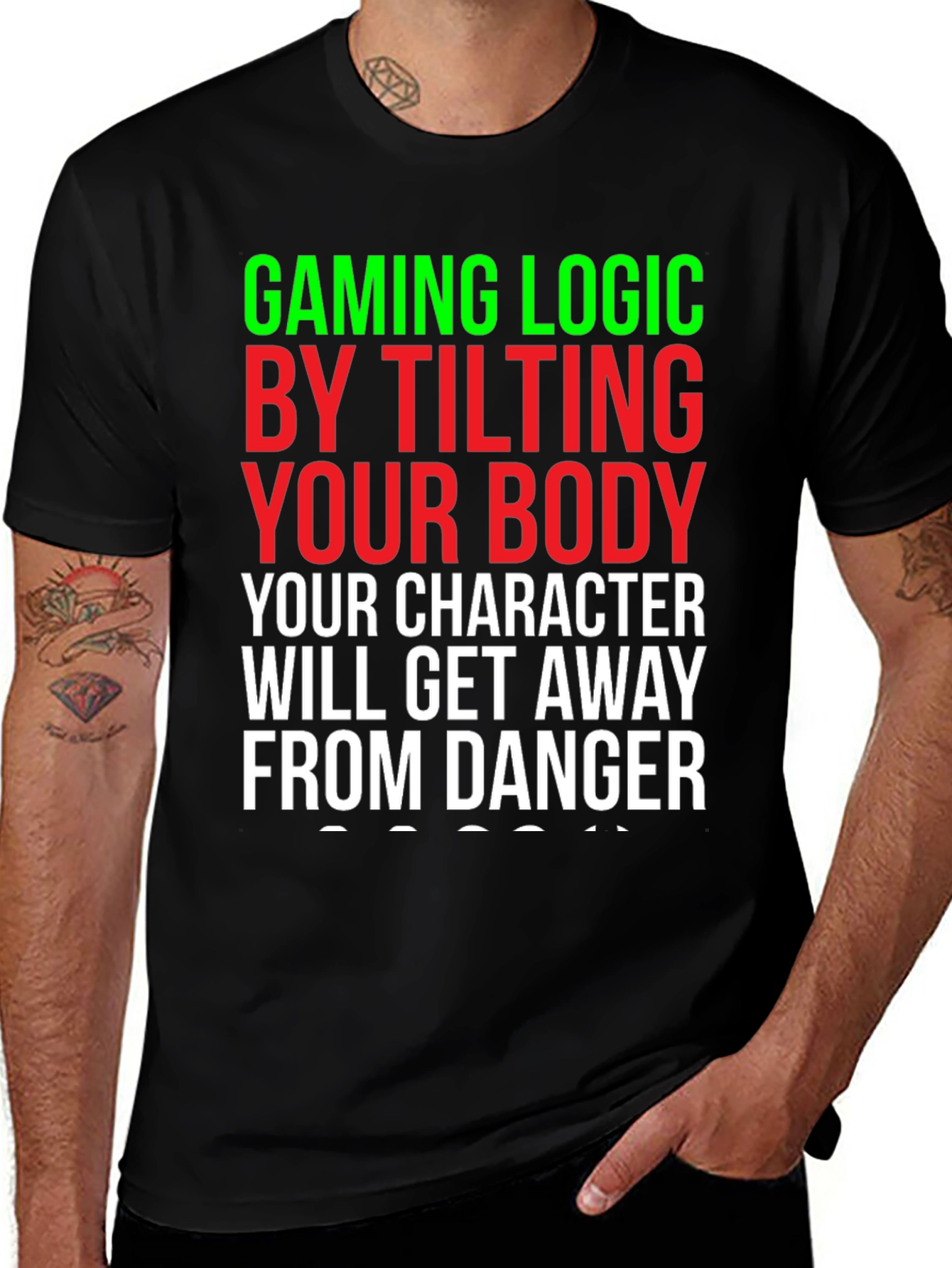 Variant 16 of Gaming Logic T-Shirt - Tilt Your Body!