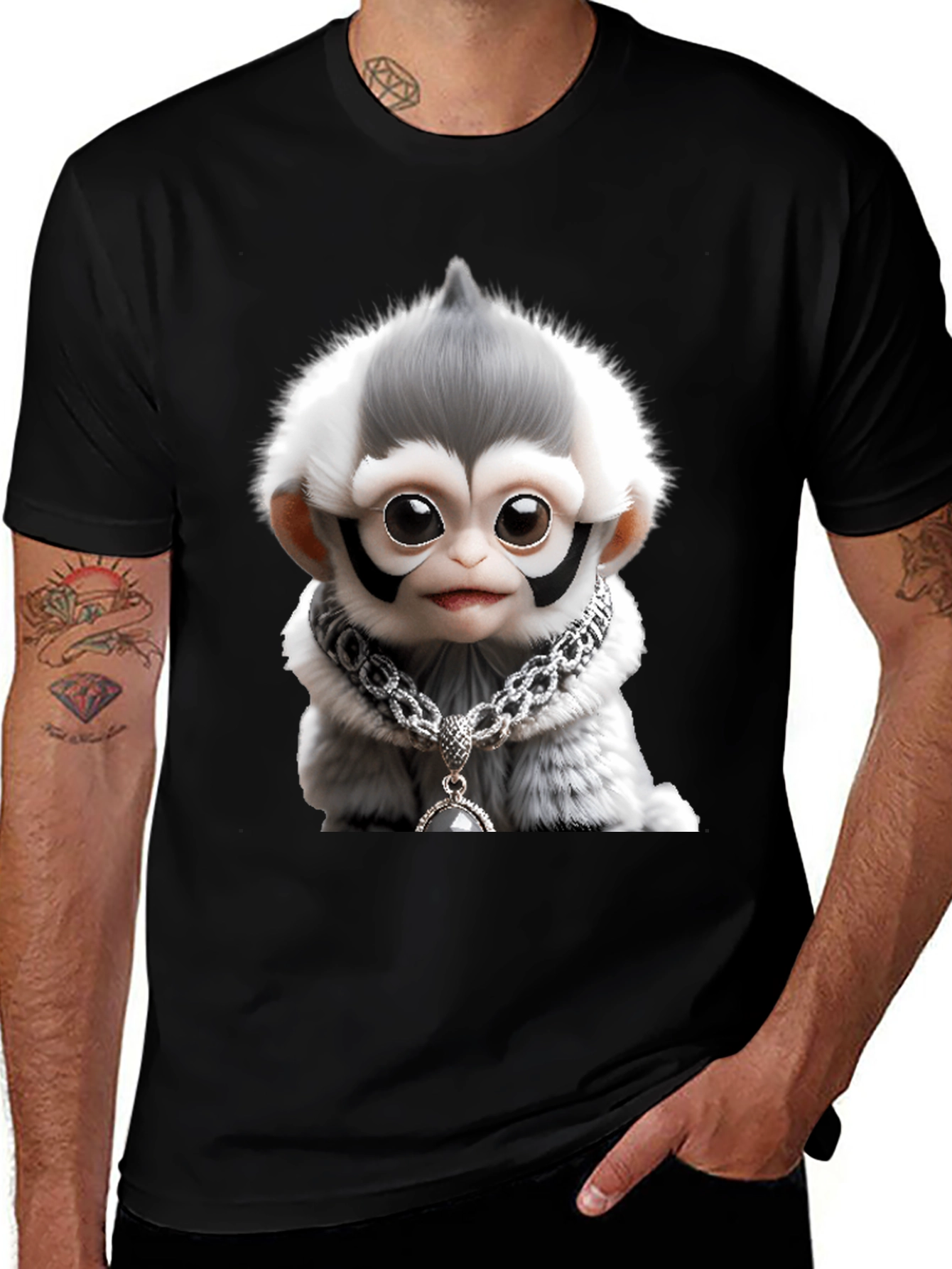 Variant 6 of Monkey Bling T-Shirt