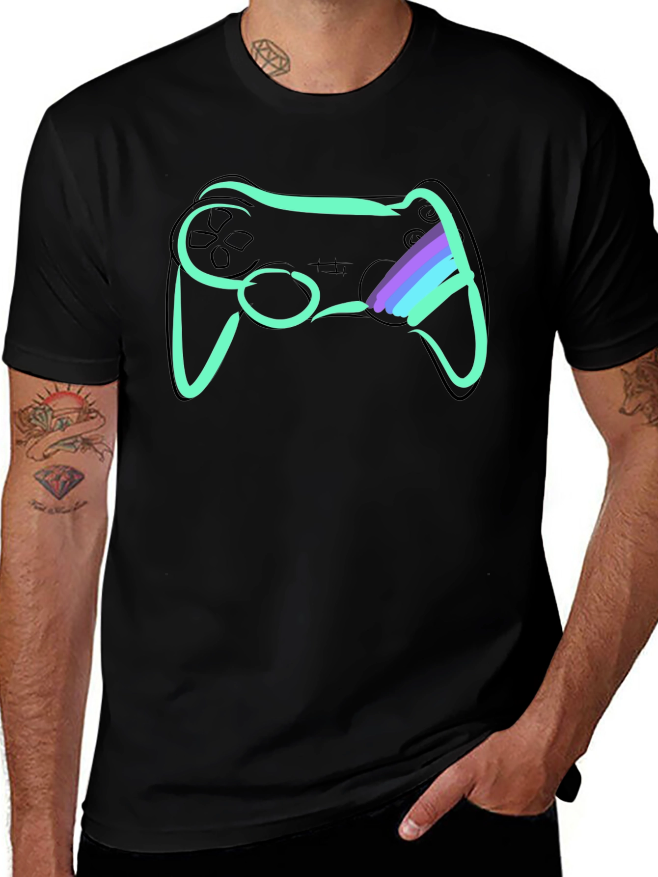 Variant 15 of Gaming Controller Graphic Tee - Fun & Stylish