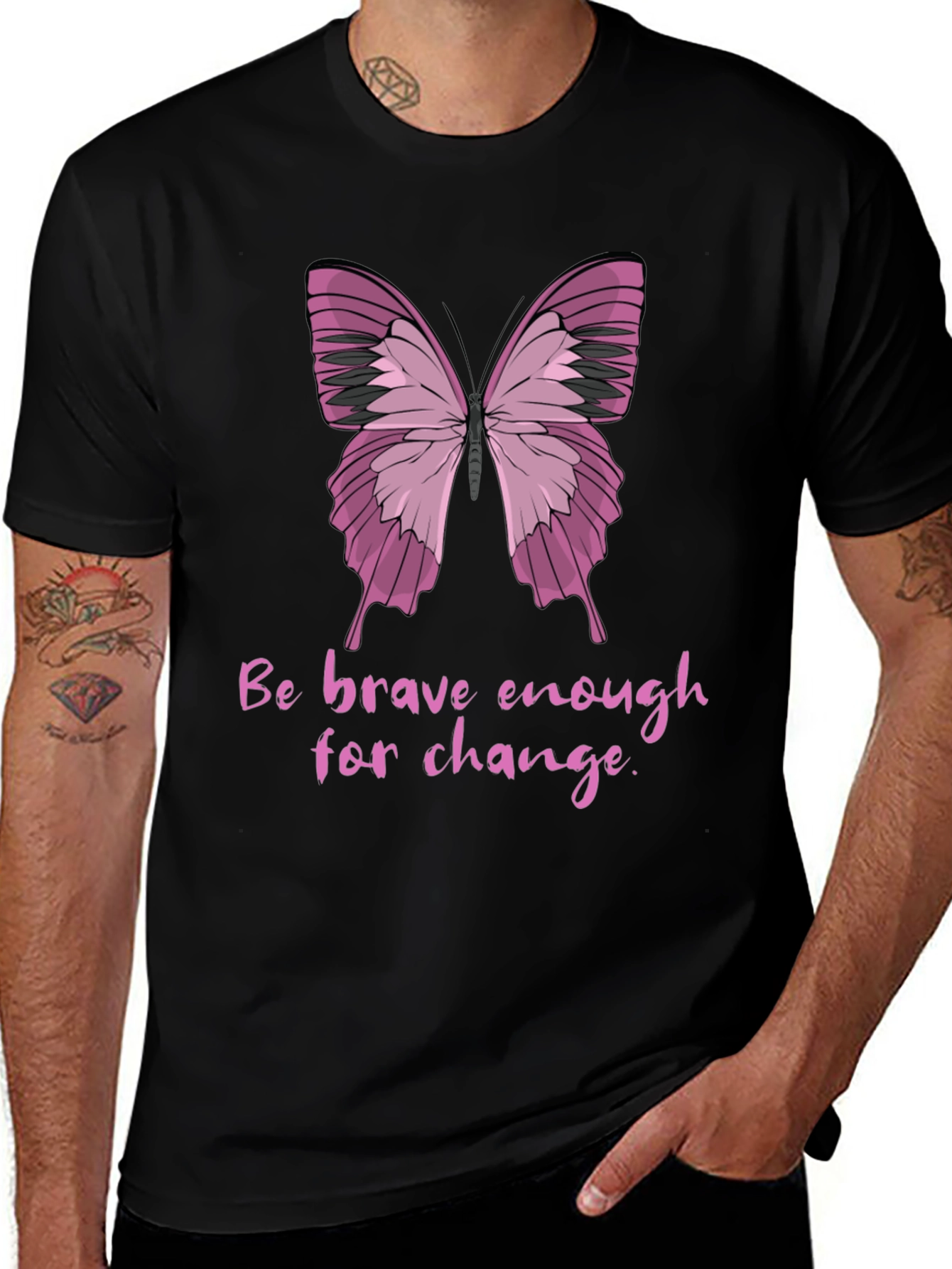 Butterfly Change T-Shirt - Be Brave