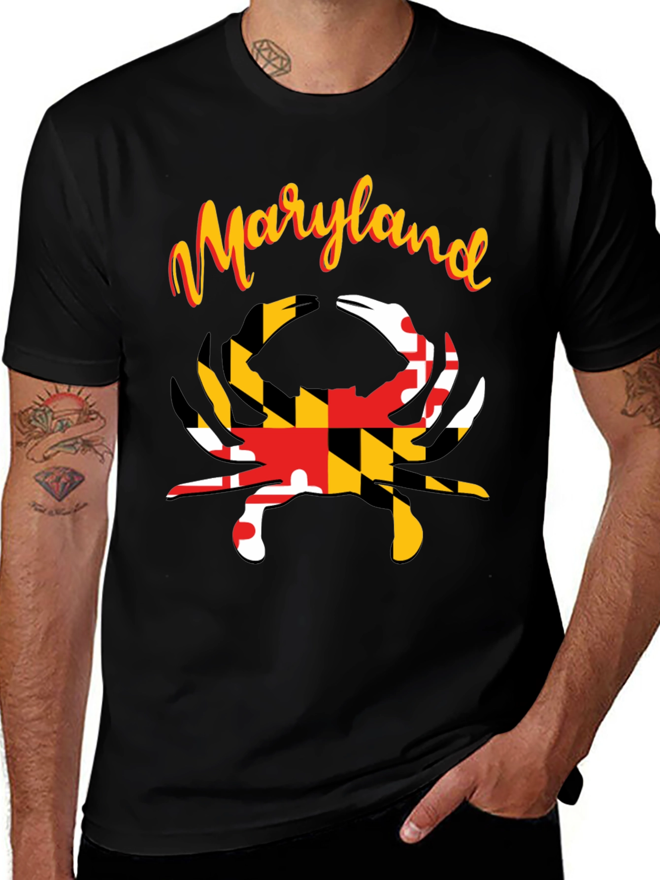 Maryland Crab Flag T-Shirt