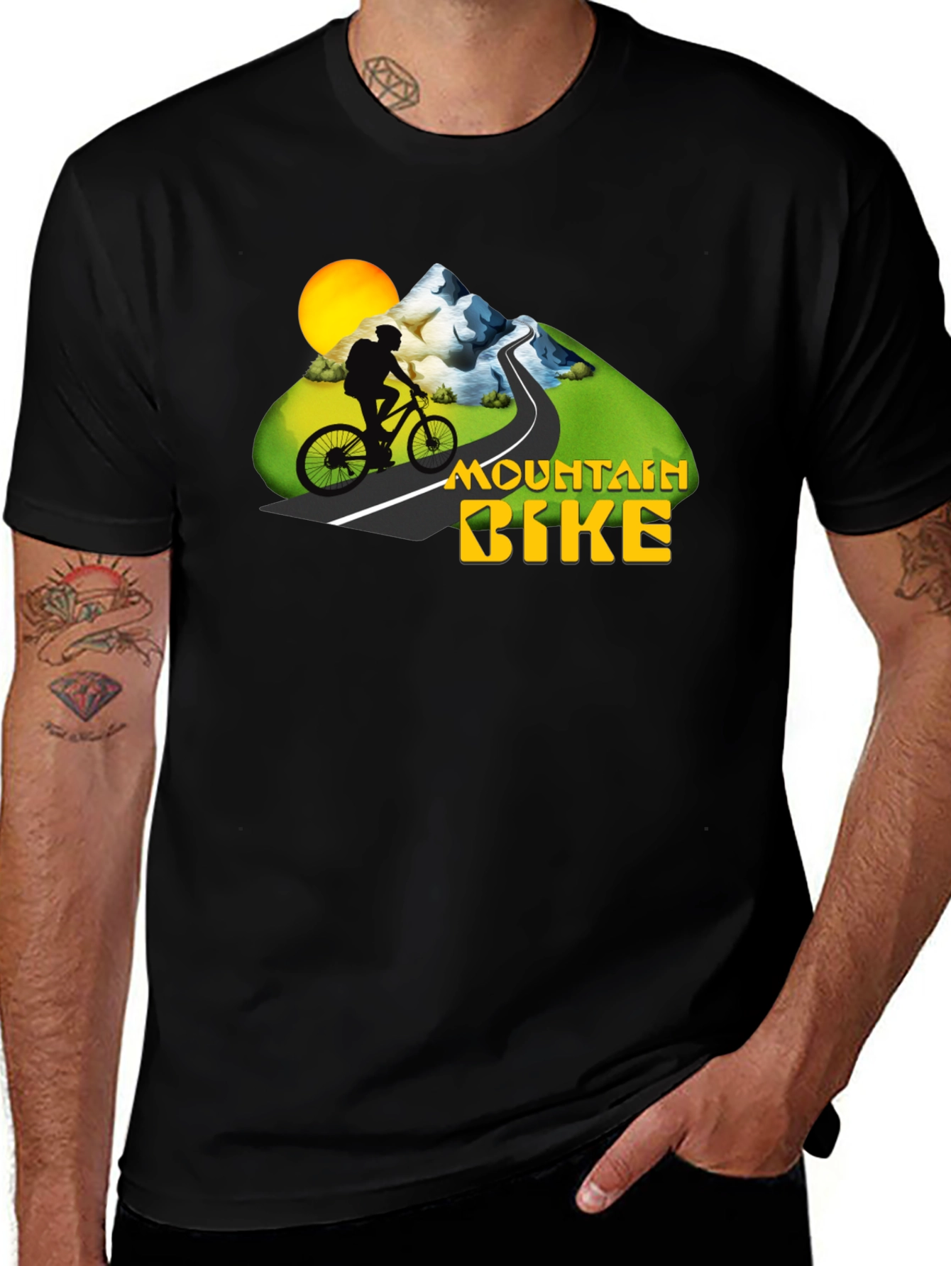 Variant 18 of Mountain Bike Graphic Tee