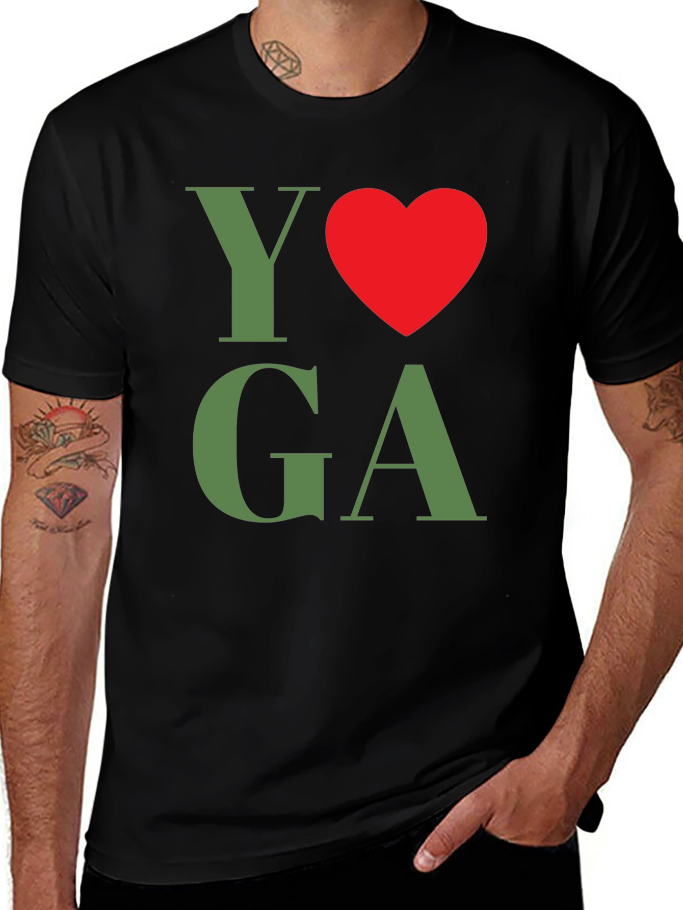 Variant 30 of Yoga Love T-Shirt - Stylish Comfort Tee