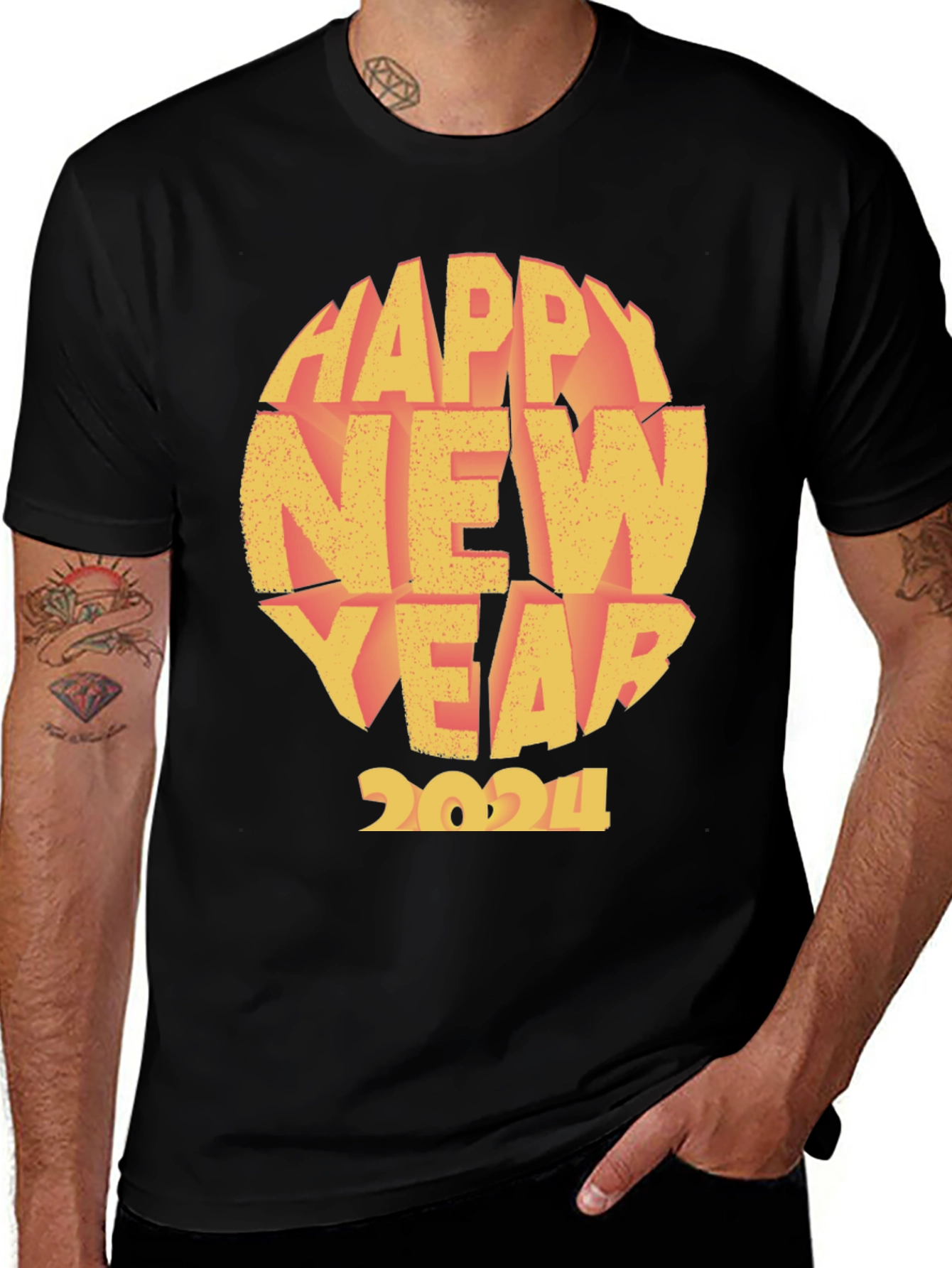 Variant 29 of Happy New Year 2024 Graphic T-Shirt