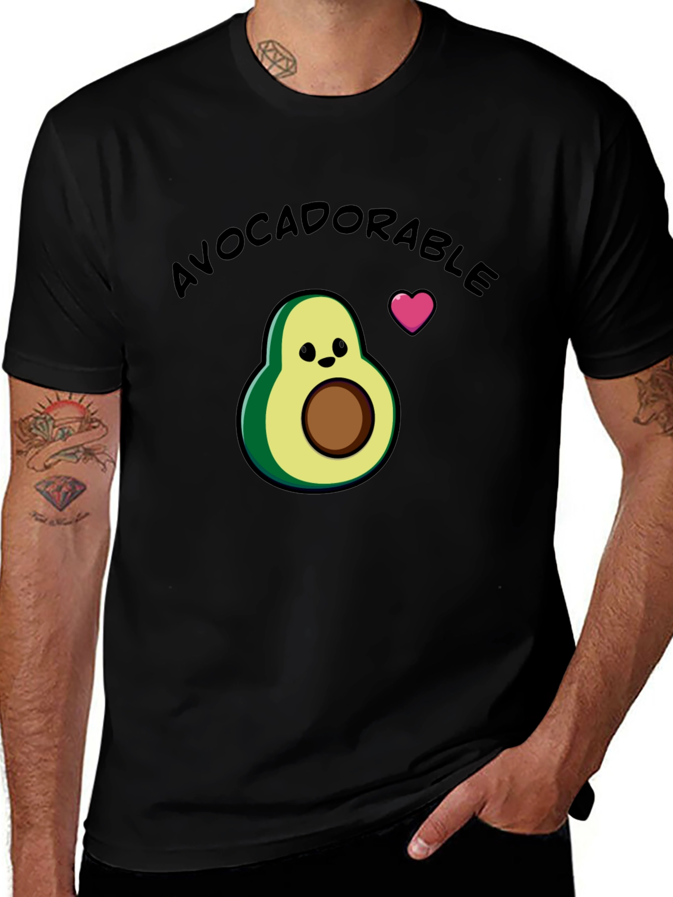 Variant 20 of Avocadorable T-Shirt - Cute Avocado Graphic Tee
