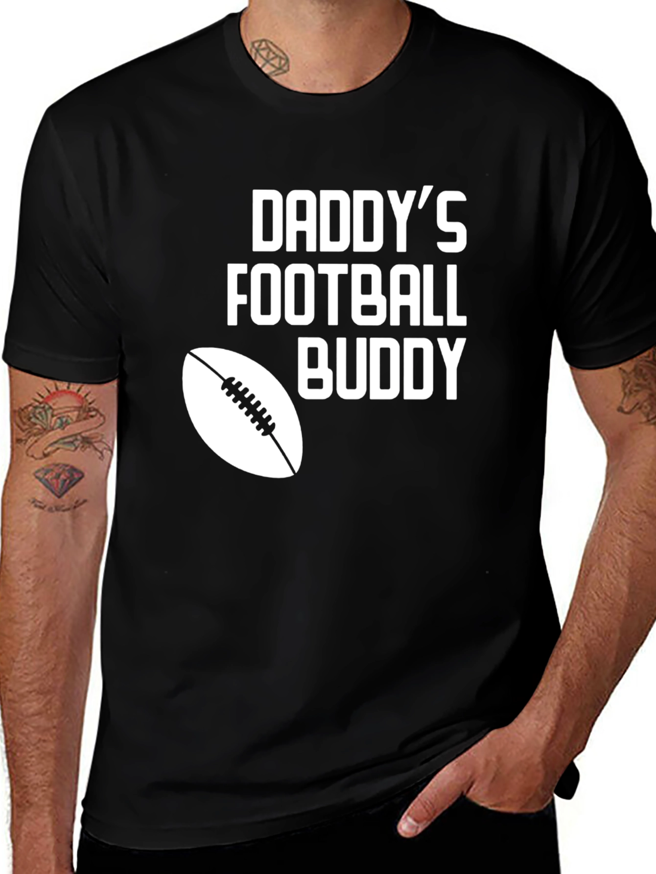 Variant 19 of Daddy's Football Buddy T-Shirt