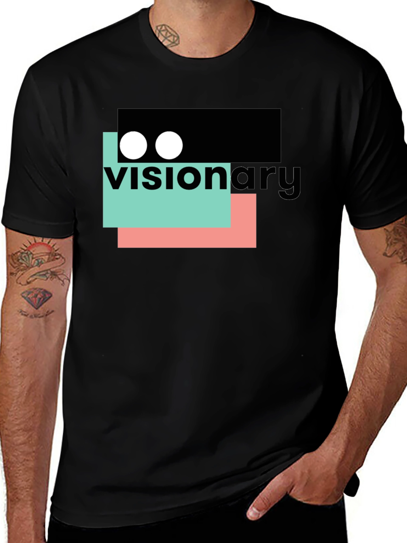 Variant 8 of Visionary Graphic T-Shirt - Bold Design, Soft Fabric