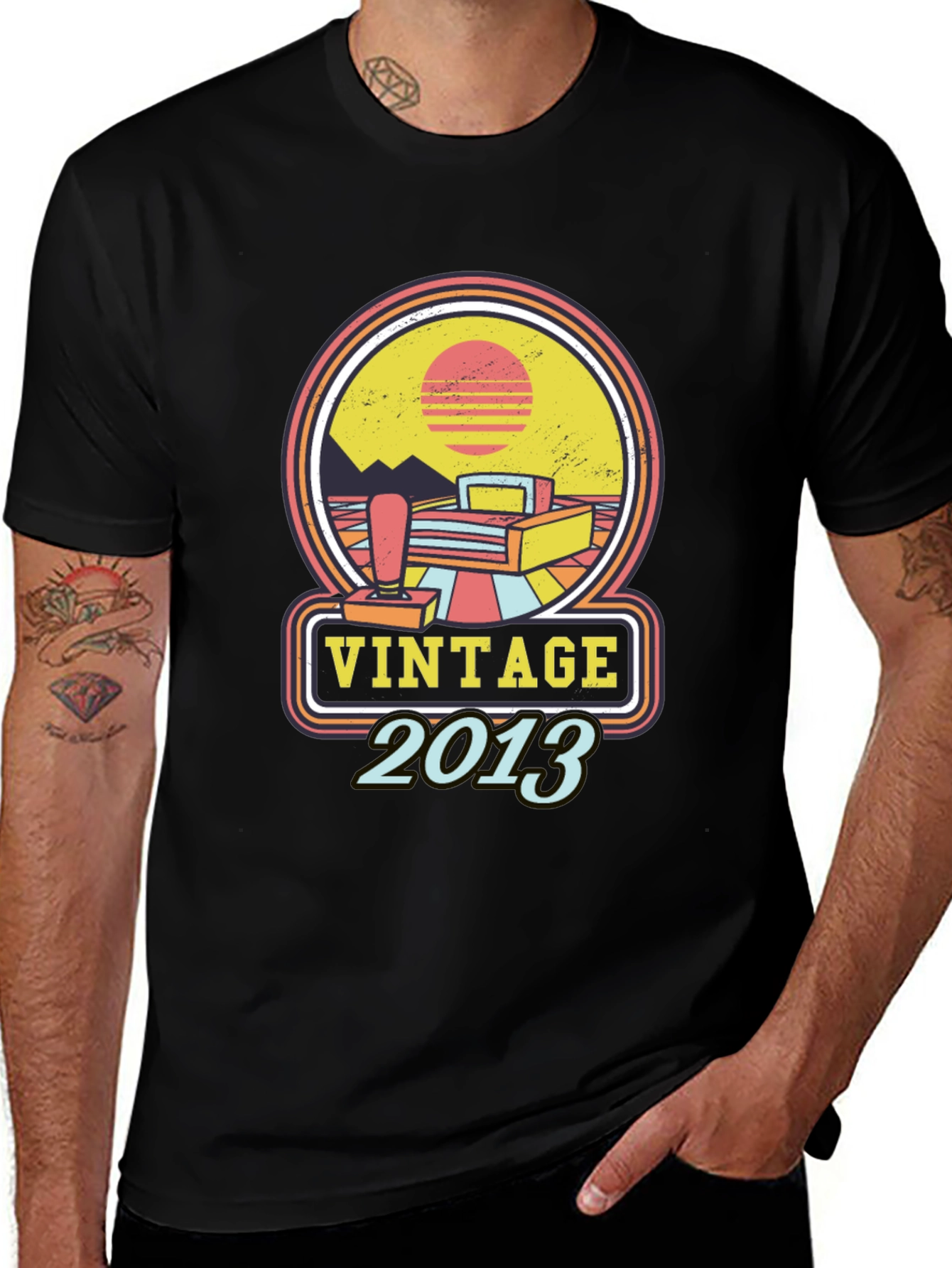 Variant 27 of Retro Vintage 2013 T-Shirt