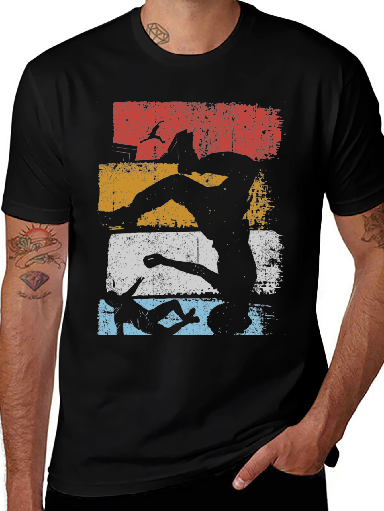Variant 18 of Retro Style Martial Arts T-Shirt