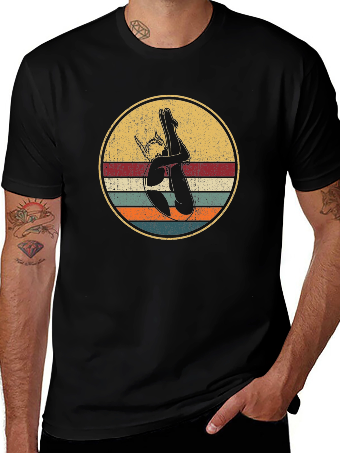 Variant 13 of Retro Diver T-Shirt - Vintage Style Graphic Tee