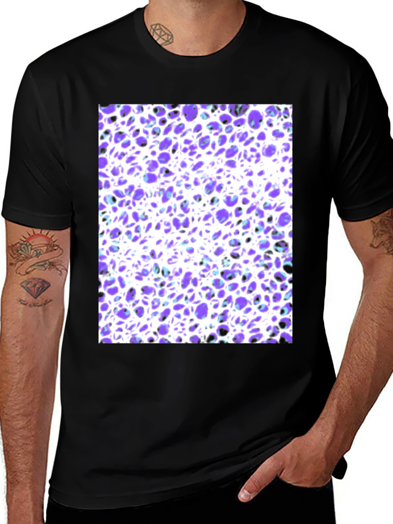 Variant 7 of Abstract Purple Pattern T-Shirt