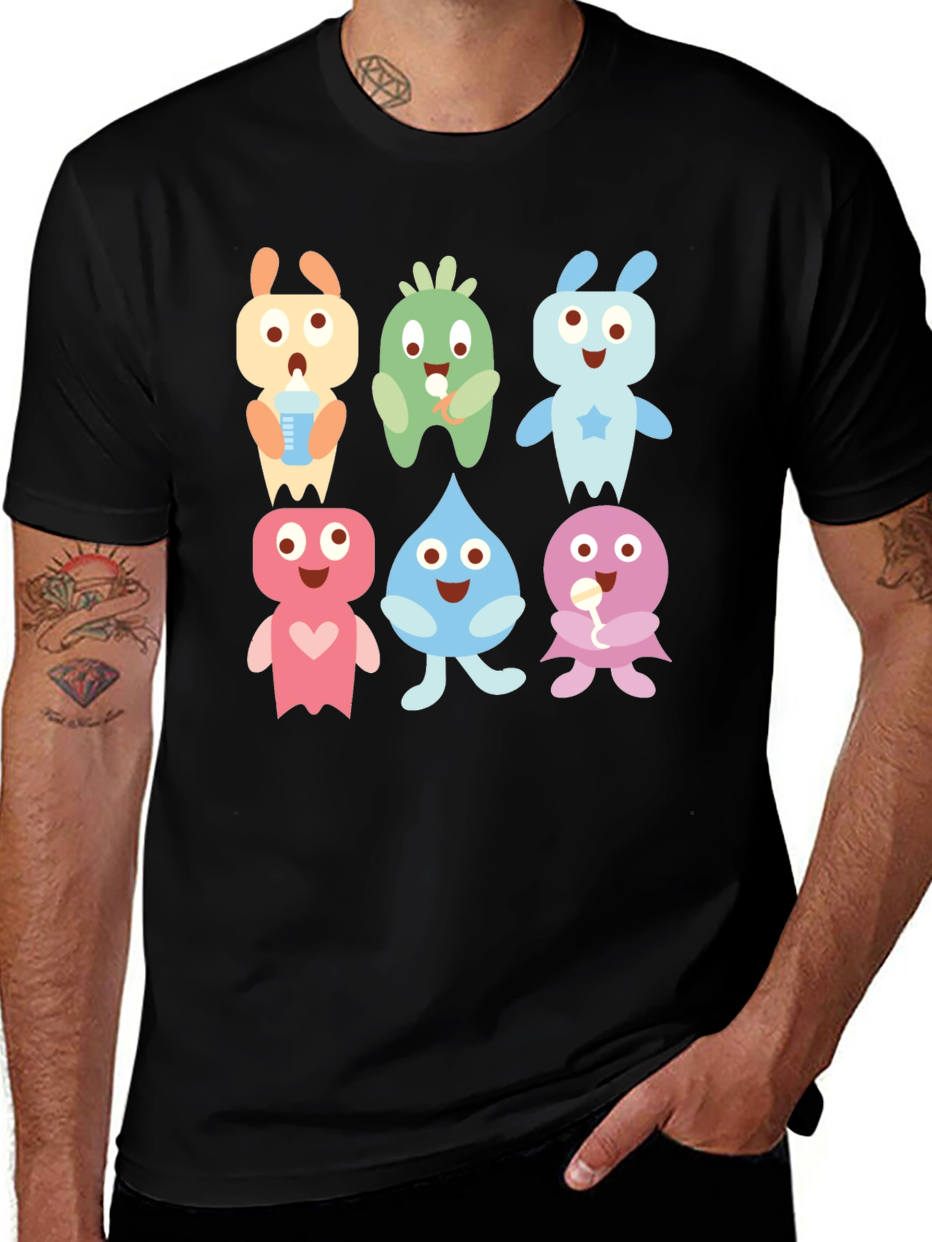 Variant 10 of Cute Cartoon Monster T-Shirt