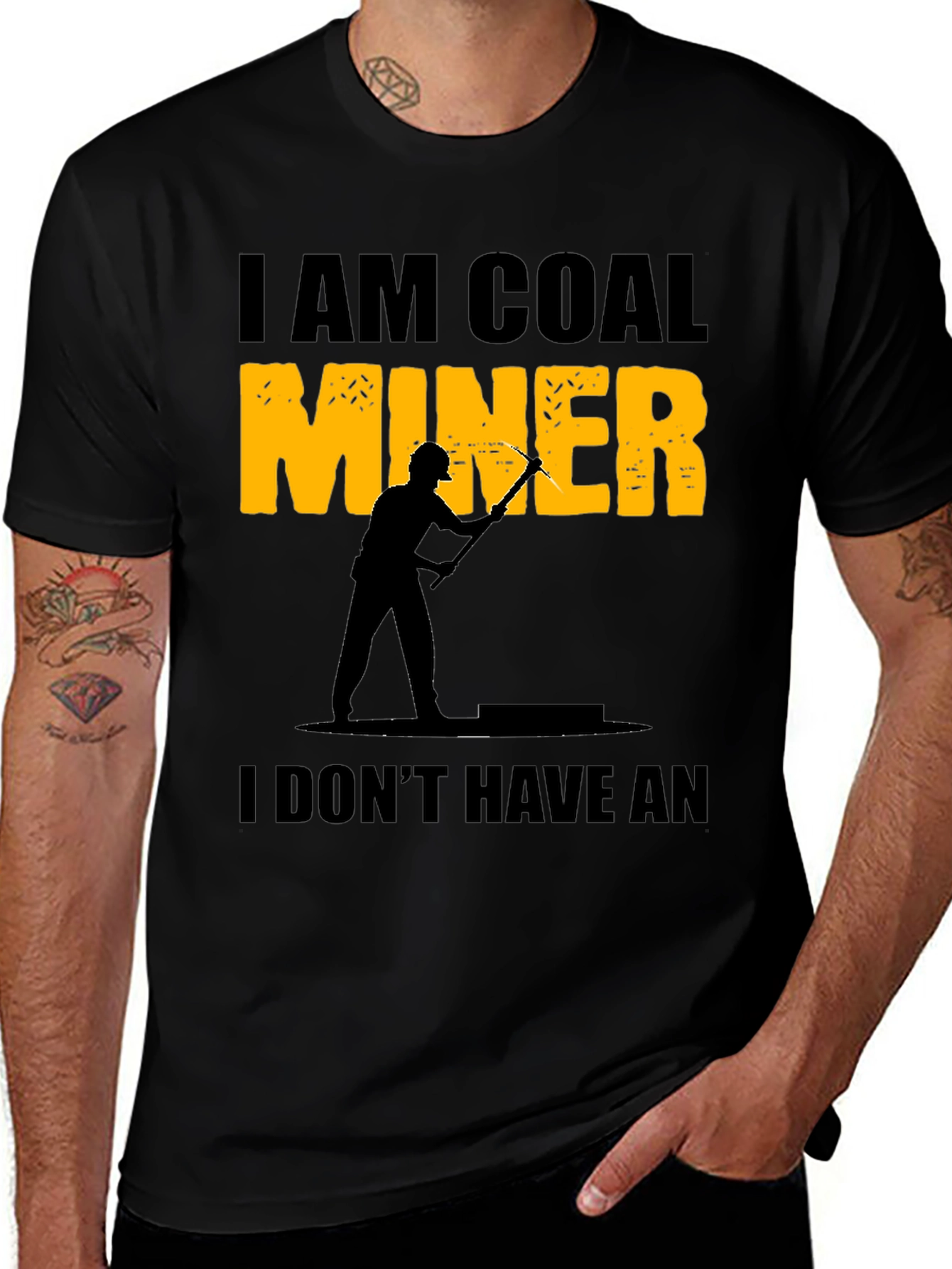 Variant 4 of Coal Miner T-Shirt: Funny Mining Job Tee