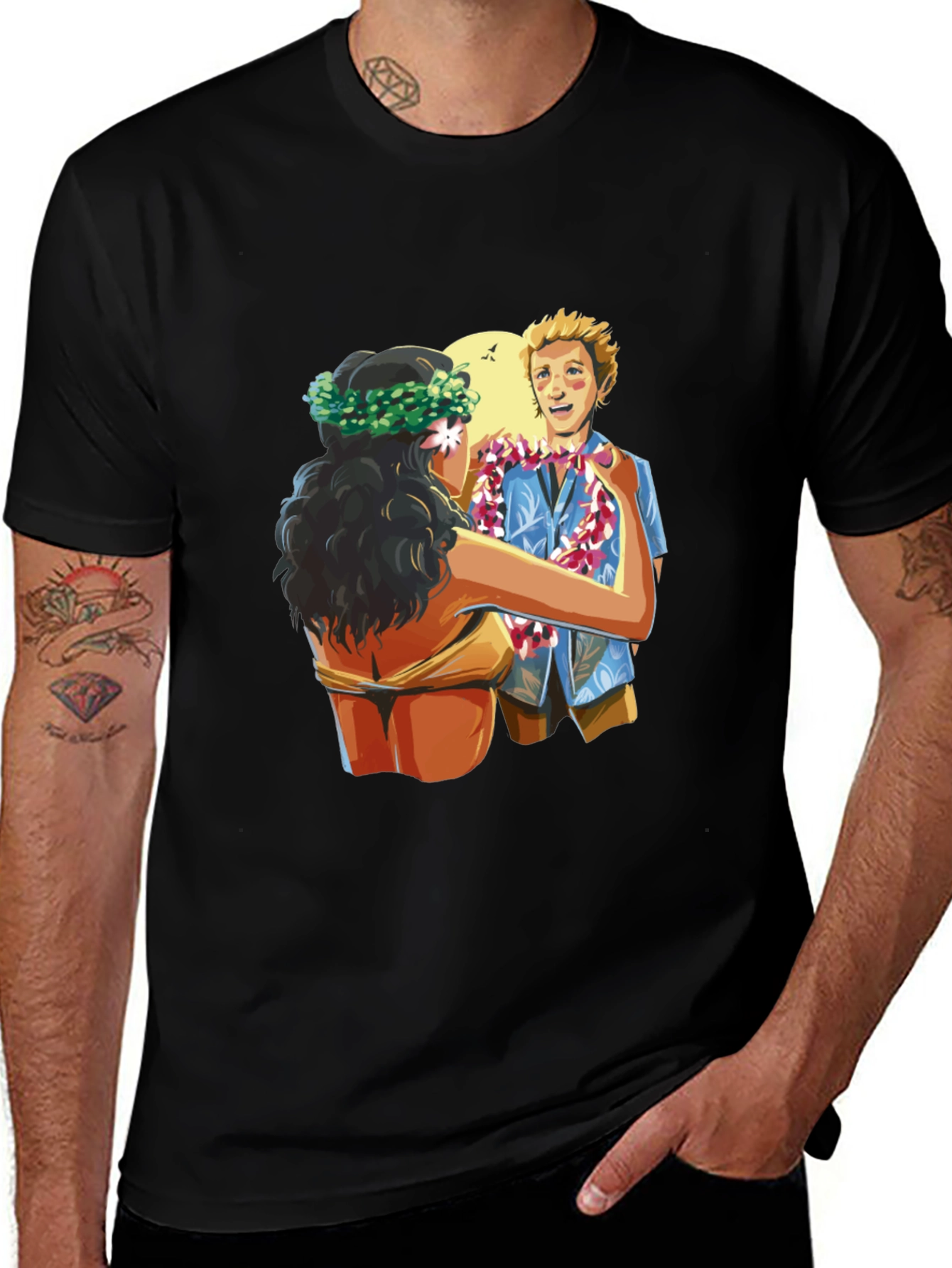 Variant 13 of Tropical Love Graphic T-Shirt