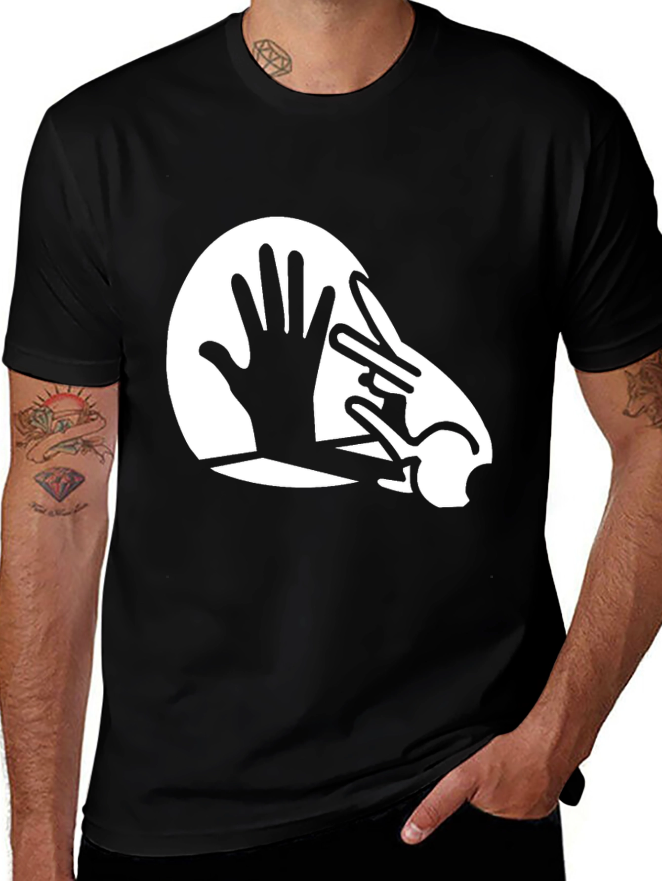 ASL Hand Sign T-Shirt - Stylish & Unique