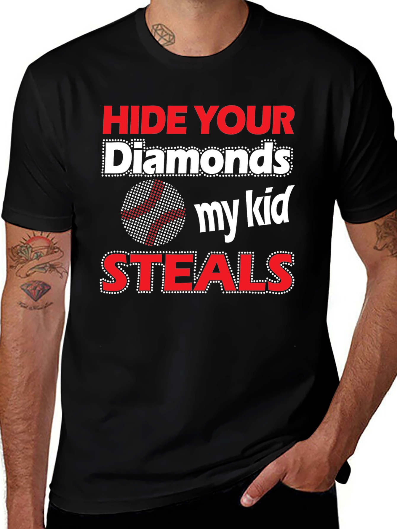 Variant 28 of Hide Your Diamonds T-Shirt - My Kid Steals!