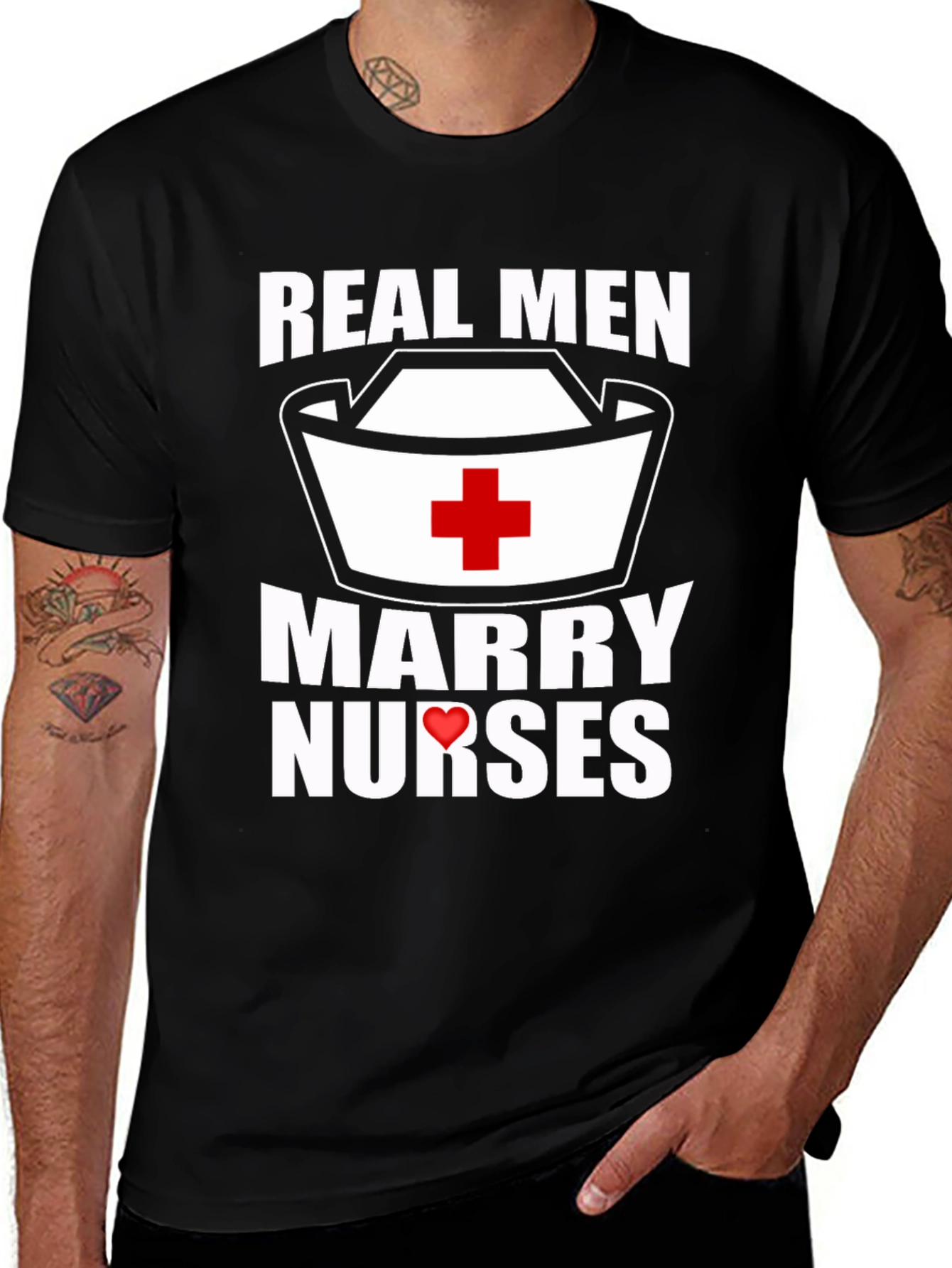 Variant 16 of Real Men Marry Nurses T-Shirt