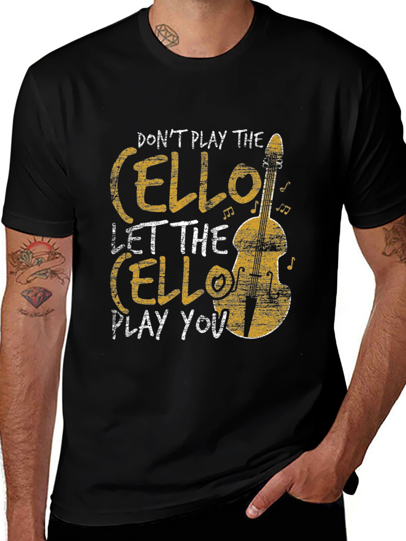 Variant 6 of Don't Play the Cello T-Shirt