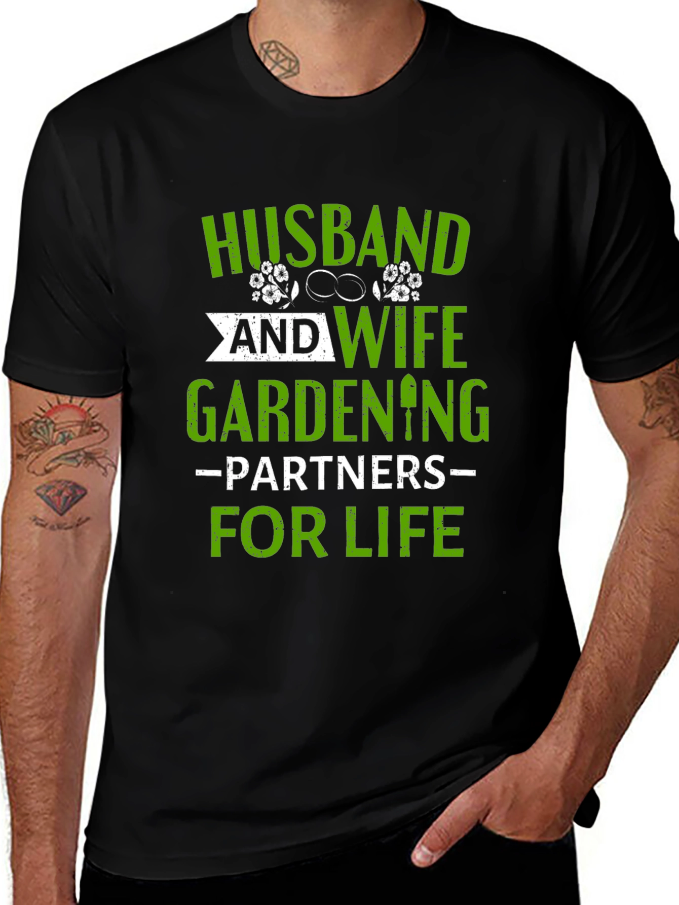 Variant 26 of Husband and Wife Gardening Partners T-Shirt